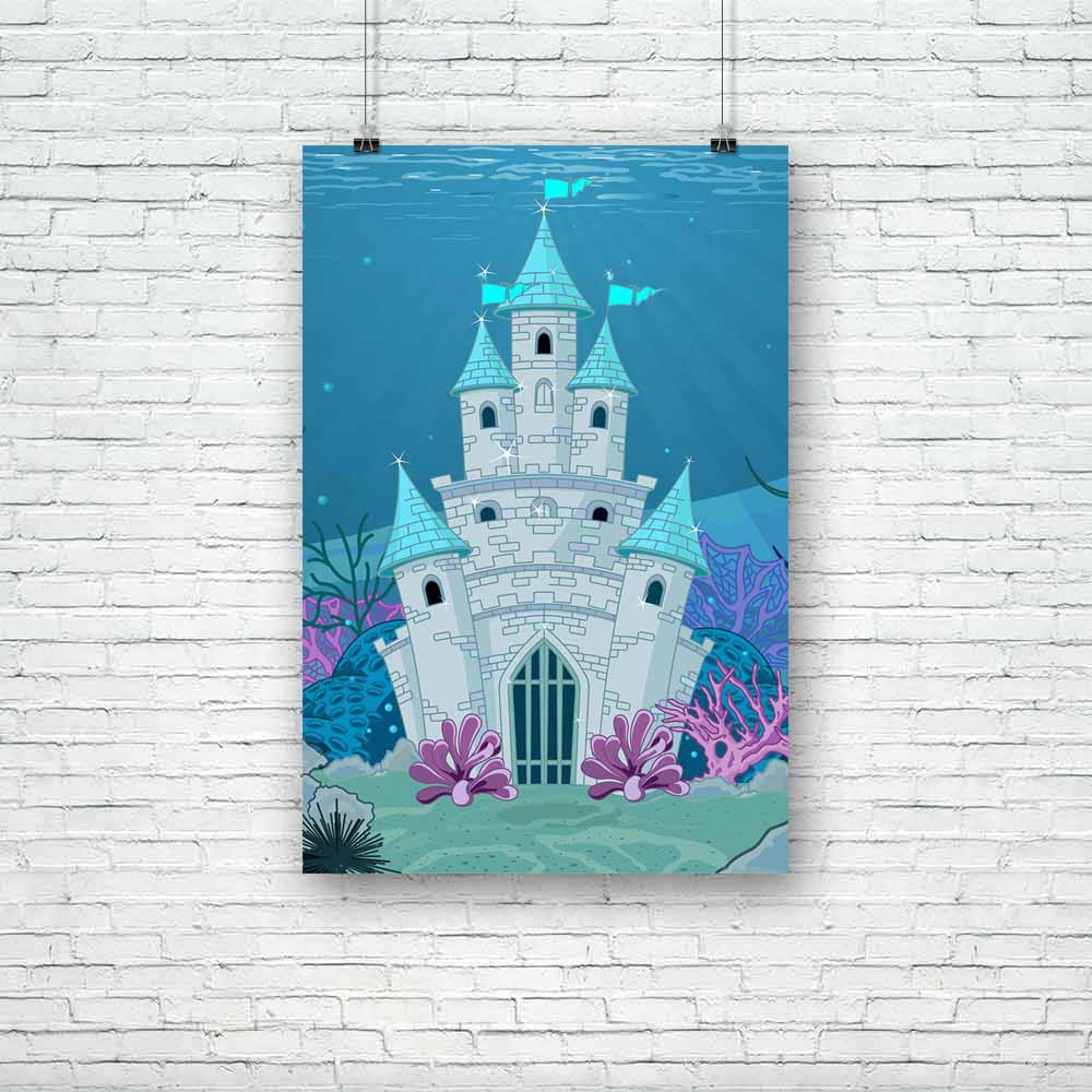 Magic Fairy Tale Unframed Paper Poster-Paper Posters Unframed-POS_UN-IC 5002961 IC 5002961, Animated Cartoons, Art and Paintings, Caricature, Cartoons, Digital, Digital Art, Drawing, Fantasy, Flags, Graphic, Icons, Illustrations, Landscapes, Mermaid, Nature, Scenic, Signs, Signs and Symbols, magic, fairy, tale, unframed, paper, poster, under, the, sea, seabed, princess, fairytale, art, artworks, background, cartoon, clip, clipart, coral, cute, deep, designs, empire, femininity, flag, gate, graphics, illustr