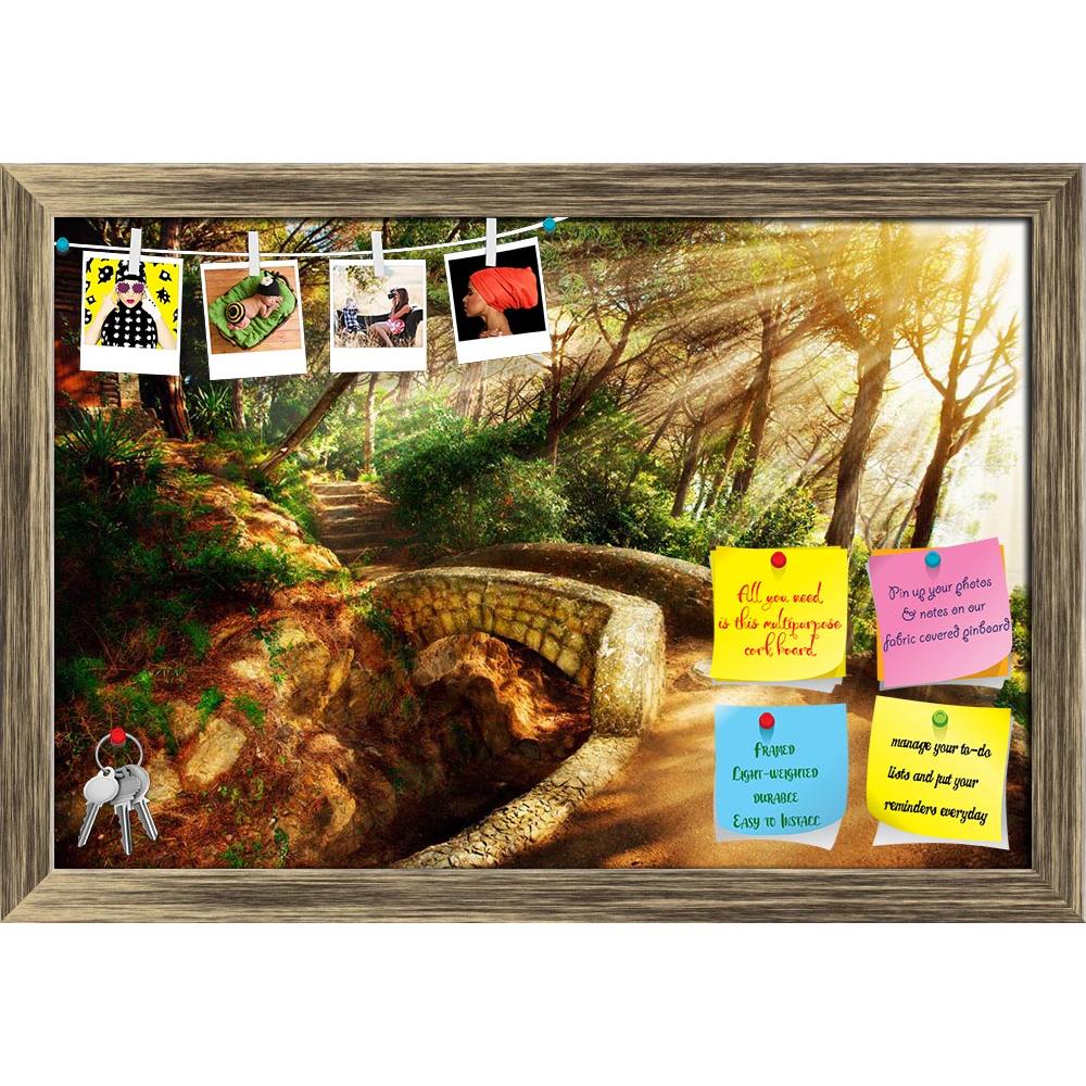 ArtzFolio Mystical Park  Old Trees Printed Bulletin Board Notice Pin Board Soft Board | Framed-Bulletin Boards Framed-AZSAO23961189BLB_FR_L-Image Code 5002967 Vishnu Image Folio Pvt Ltd, IC 5002967, ArtzFolio, Bulletin Boards Framed, Landscapes, Photography, mystical, park, old, trees, printed, bulletin, board, notice, pin, soft, framed, ancient, stone, bridge, pathway, pin up board, push pin board, extra large cork board, big pin board, notice board, small bulletin board, cork board, wall notice board, gia