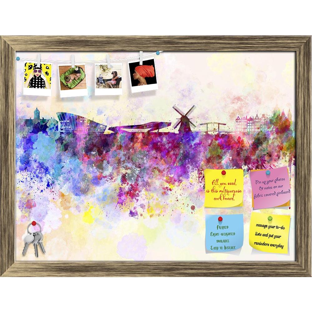 ArtzFolio Amsterdam Skyline, Netherlands Printed Bulletin Board Notice Pin Board Soft Board | Framed-Bulletin Boards Framed-AZSAO24190689BLB_FR_L-Image Code 5002983 Vishnu Image Folio Pvt Ltd, IC 5002983, ArtzFolio, Bulletin Boards Framed, Places, Fine Art Reprint, amsterdam, skyline, netherlands, printed, bulletin, board, notice, pin, soft, framed, watercolor, europe, background, abstract, paint, color, splash, colorful, art, texture, grunge, paper, ink, illustration, bright, vintage, splatter, creativity,