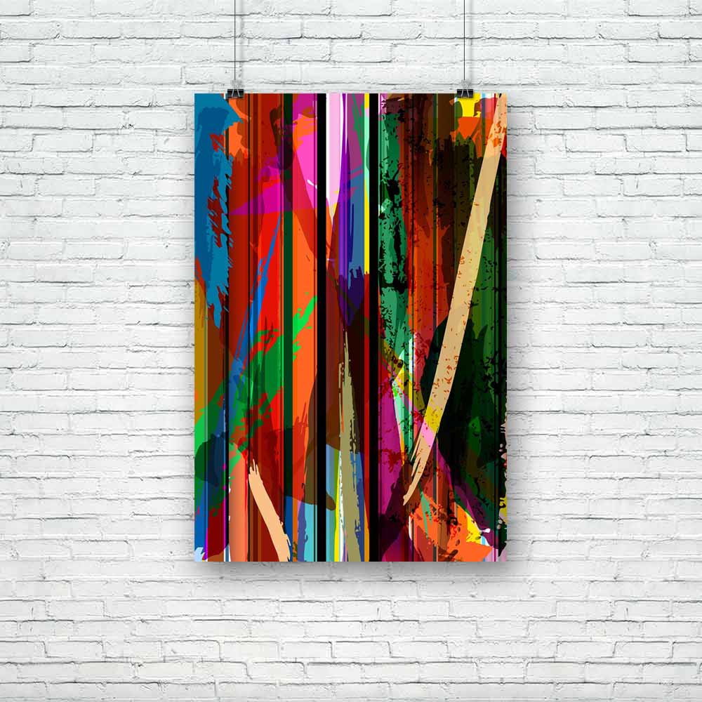Abstract Artwork D144 Unframed Paper Poster - Paper Posters Unframed - ArtzFolio.com