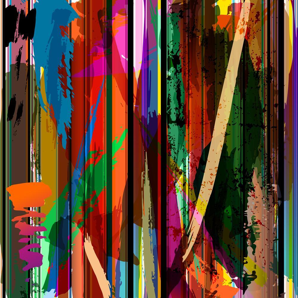 Abstract Artwork Canvas Painting Synthetic Frame - Paintings MDF Framing - ArtzFolio.com