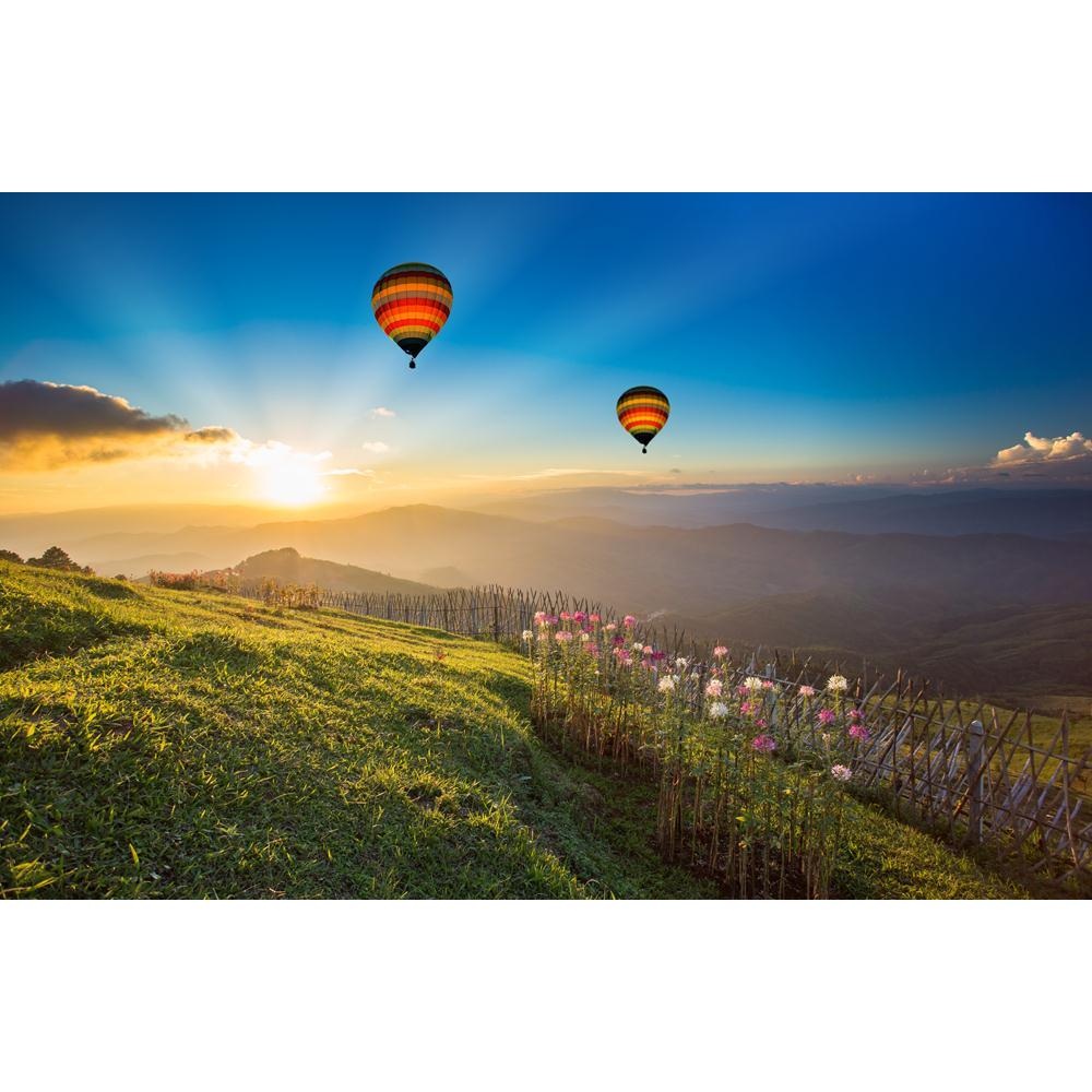 Sunset Over Forest Mountain With Hot Air Balloon Canvas Painting Synthetic Frame-Paintings MDF Framing-AFF_FR-IC 5002988 IC 5002988, Automobiles, Botanical, Countries, Fantasy, Floral, Flowers, Landscapes, Mountains, Nature, Rural, Scenic, Seasons, Sports, Sunrises, Sunsets, Transportation, Travel, Vehicles, sunset, over, forest, mountain, with, hot, air, balloon, canvas, painting, synthetic, frame, autumn, background, beautiful, cloud, color, colorful, country, countryside, dawn, dramatic, dusk, environmen