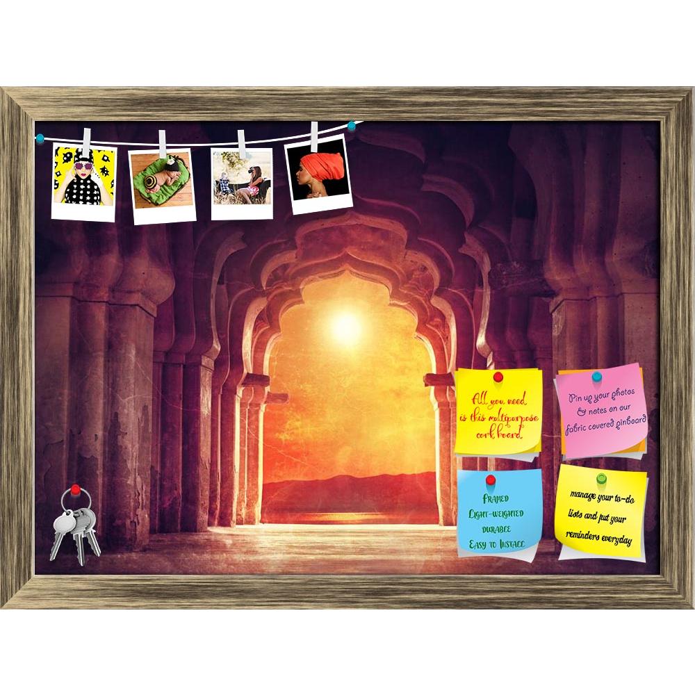 ArtzFolio Old Ruined Arch In Ancient Temple Printed Bulletin Board Notice Pin Board Soft Board | Framed-Bulletin Boards Framed-AZSAO24228640BLB_FR_L-Image Code 5002989 Vishnu Image Folio Pvt Ltd, IC 5002989, ArtzFolio, Bulletin Boards Framed, Traditional, Vintage, Photography, old, ruined, arch, in, ancient, temple, printed, bulletin, board, notice, pin, soft, framed, sunset, india, hampi, hall, stone, column, background, premade, backdrop, oriental, texture, textured, architecture, asia, building, religion