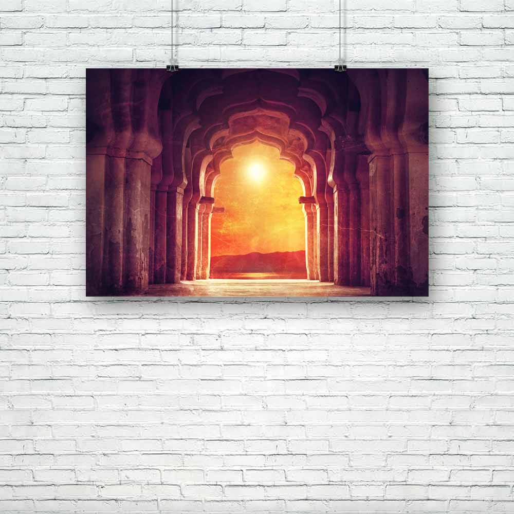 Old Ruined Arch In Ancient Temple Unframed Paper Poster-Paper Posters Unframed-POS_UN-IC 5002989 IC 5002989, Ancient, Architecture, Asian, Automobiles, Culture, Ethnic, Historical, Indian, Landmarks, Marble and Stone, Medieval, Places, Religion, Religious, Sunsets, Traditional, Transportation, Travel, Tribal, Vehicles, Vintage, World Culture, old, ruined, arch, in, temple, unframed, paper, poster, india, royal, taj, mahal, hampi, asia, backdrop, building, column, crack, door, entrance, granite, hall, herita