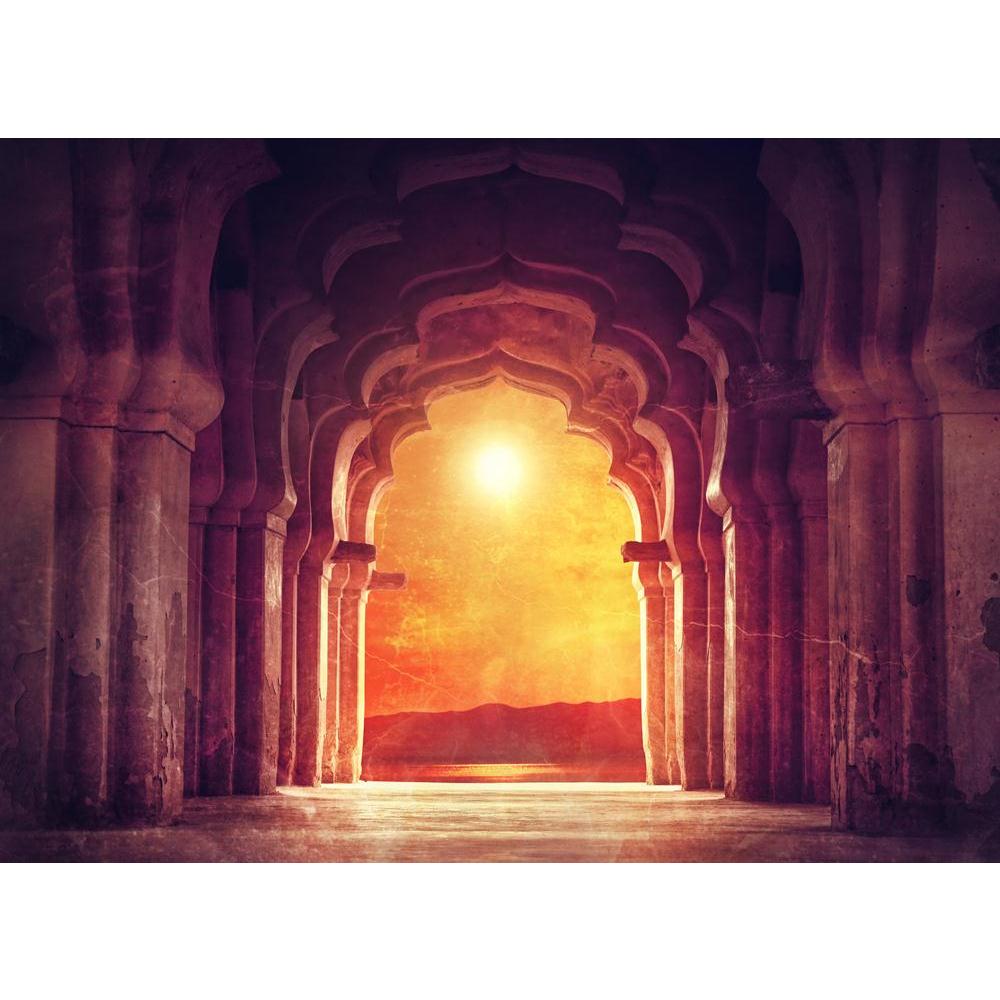 Pitaara Box Old Ruined Arch In Ancient Temple Peel & Stick Vinyl Wall Sticker-Laminated Wall Stickers-PBART24228640LAM_UN_L-Image Code 5002989 Vishnu Image Folio Pvt Ltd, IC 5002989, Pitaara Box, Laminated Wall Stickers, Traditional, Vintage, Photography, old, ruined, arch, in, ancient, temple, peel, stick, vinyl, wall, sticker, sunset, india, hampi, hall, stone, column, background, premade, backdrop, oriental, texture, textured, architecture, asia, building, religion, sacred, royal, granite, heritage, hist