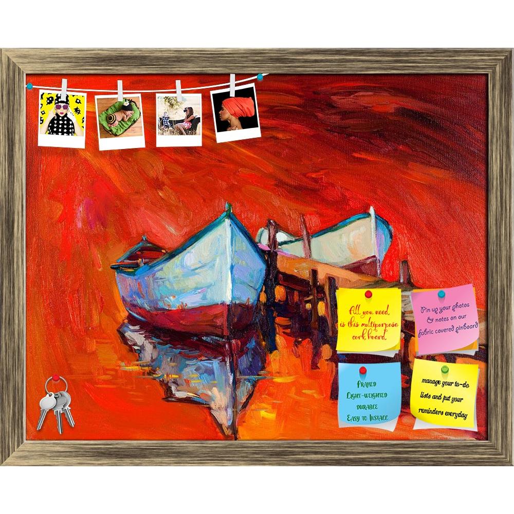 ArtzFolio Artwork Of Boats & Jetty D3 Printed Bulletin Board Notice Pin Board Soft Board | Framed-Bulletin Boards Framed-AZSAO24294235BLB_FR_L-Image Code 5003001 Vishnu Image Folio Pvt Ltd, IC 5003001, ArtzFolio, Bulletin Boards Framed, Landscapes, Fine Art Reprint, artwork, of, boats, jetty, d3, printed, bulletin, board, notice, pin, soft, framed, original, oil, painting, jettypier, canvas.sunset, ocean.modern, impressionism, abstract, acrylic, art, artist, artistic, backdrop, background, beach, blue, boat