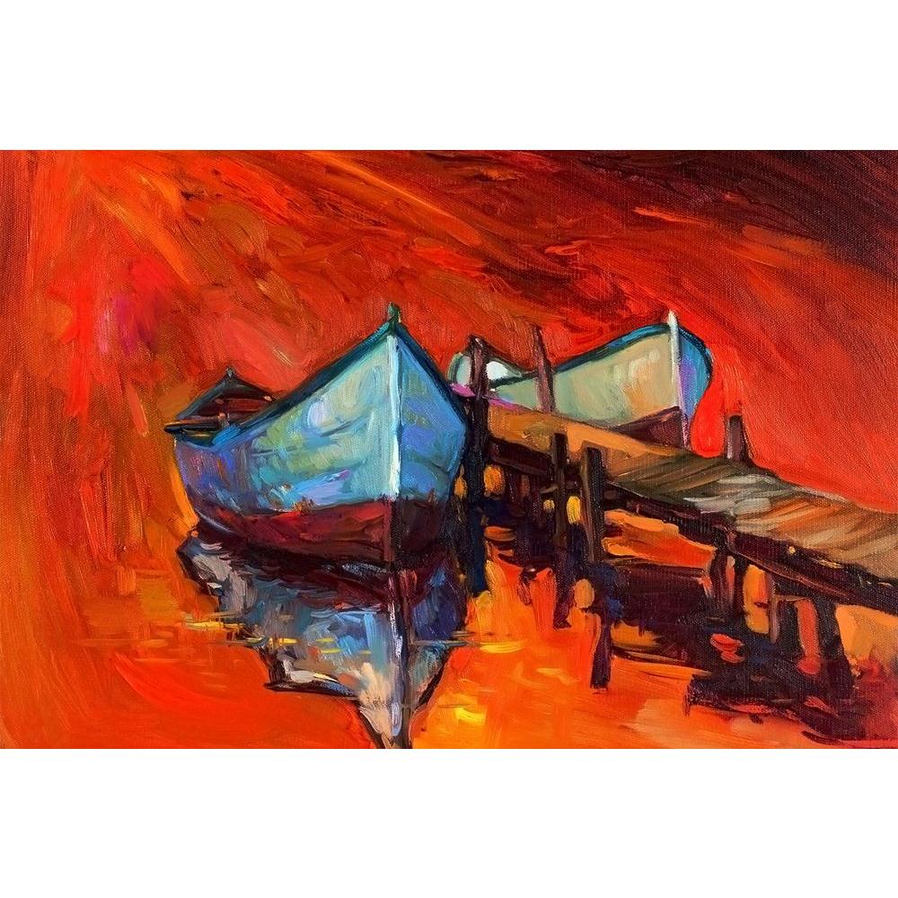 ArtzFolio Artwork Of Boats & Jetty D3 Unframed Paper Poster-Paper Posters Unframed-AZART24294235POS_UN_L-Image Code 5003001 Vishnu Image Folio Pvt Ltd, IC 5003001, ArtzFolio, Paper Posters Unframed, Landscapes, Fine Art Reprint, artwork, of, boats, jetty, d3, unframed, paper, poster, wall, large, size, for, living, room, home, decoration, big, framed, decor, posters, pitaara, box, modern, art, with, frame, bedroom, amazonbasics, door, drawing, small, decorative, office, reception, multiple, friends, images,