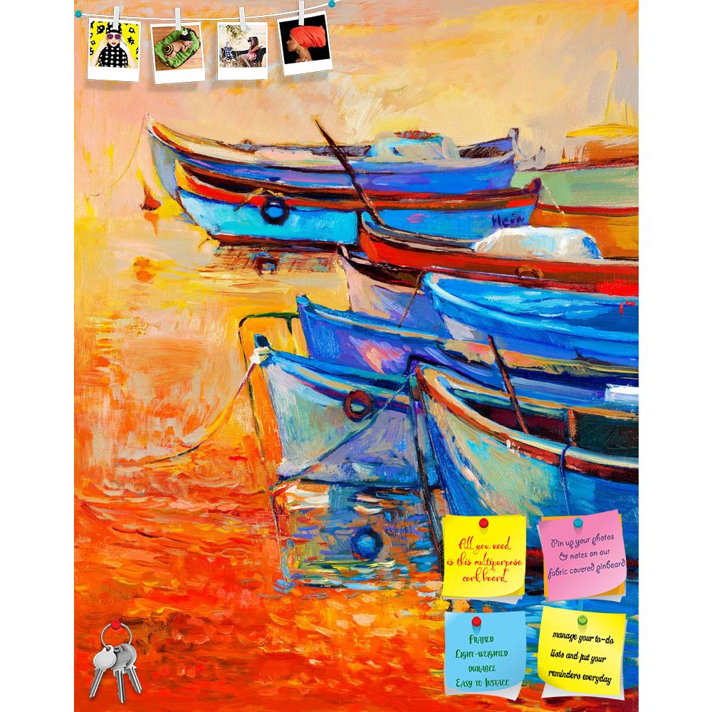 ArtzFolio Artwork Of Boats & Jetty D4 Printed Bulletin Board Notice Pin Board Soft Board | Frameless-Bulletin Boards Frameless-AZSAO24294236BLB_FL_L-Image Code 5003002 Vishnu Image Folio Pvt Ltd, IC 5003002, ArtzFolio, Bulletin Boards Frameless, Landscapes, Fine Art Reprint, artwork, of, boats, jetty, d4, printed, bulletin, board, notice, pin, soft, frameless, original, oil, painting, jettypier, canvas.sunset, ocean.modern, impressionism, abstract, acrylic, art, artist, artistic, backdrop, background, beach