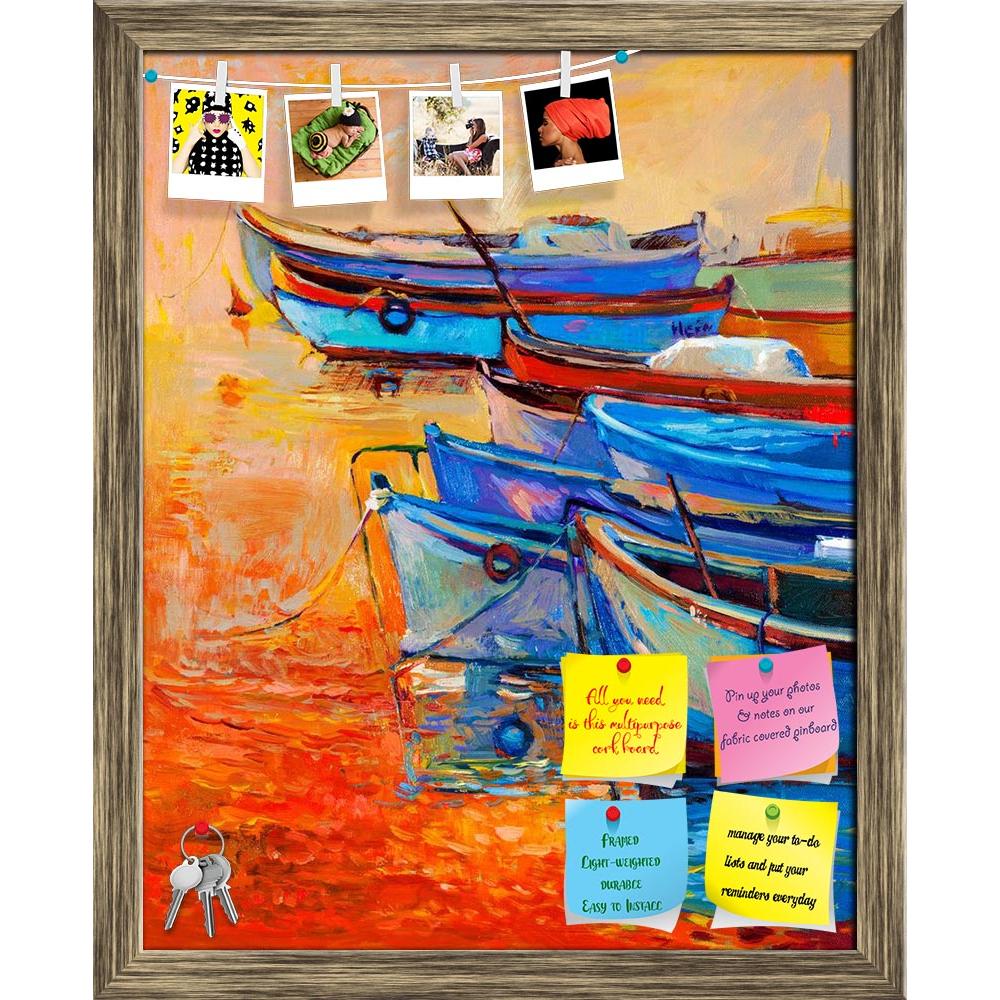 ArtzFolio Artwork Of Boats & Jetty D4 Printed Bulletin Board Notice Pin Board Soft Board | Framed-Bulletin Boards Framed-AZSAO24294236BLB_FR_L-Image Code 5003002 Vishnu Image Folio Pvt Ltd, IC 5003002, ArtzFolio, Bulletin Boards Framed, Landscapes, Fine Art Reprint, artwork, of, boats, jetty, d4, printed, bulletin, board, notice, pin, soft, framed, original, oil, painting, jettypier, canvas.sunset, ocean.modern, impressionism, abstract, acrylic, art, artist, artistic, backdrop, background, beach, blue, boat