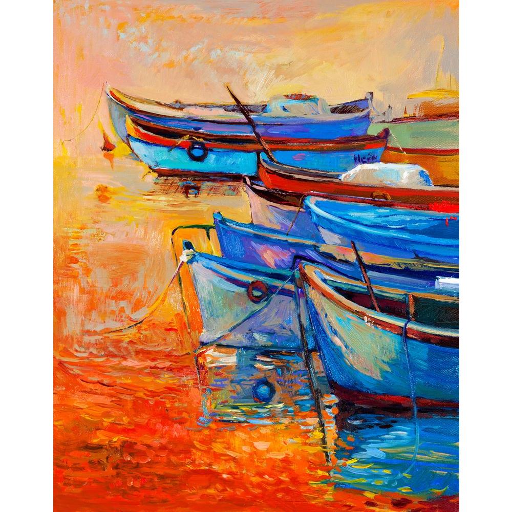 Artwork Of Boats & Jetty Canvas Painting Synthetic Frame-Paintings MDF Framing-AFF_FR-IC 5003002 IC 5003002, Abstract Expressionism, Abstracts, Art and Paintings, Automobiles, Boats, Drawing, Illustrations, Impressionism, Landscapes, Modern Art, Nature, Nautical, Paintings, Scenic, Semi Abstract, Sketches, Sunsets, Transportation, Travel, Vehicles, Watercolour, artwork, of, jetty, canvas, painting, synthetic, frame, abstract, acrylic, art, artist, artistic, backdrop, beach, blue, boat, bright, color, compos