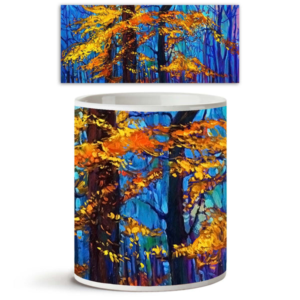 Artwork Of Beautiful Autumn Tree Ceramic Coffee Tea Mug Inside White-Coffee Mugs-MUG-IC 5003003 IC 5003003, Abstract Expressionism, Abstracts, Art and Paintings, Drawing, Illustrations, Impressionism, Landscapes, Modern Art, Nature, Paintings, Patterns, Scenic, Seasons, Semi Abstract, Signs, Signs and Symbols, Watercolour, artwork, of, beautiful, autumn, tree, ceramic, coffee, tea, mug, inside, white, oil, painting, modern, acrylic, landscape, abstract, art, artist, artistic, beauty, blue, branch, bright, b