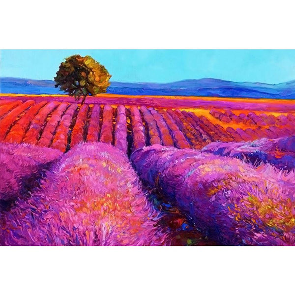 Lavender Fields D4 Unframed Paper Poster-Paper Posters Unframed-POS_UN-IC 5003005 IC 5003005, Abstract Expressionism, Abstracts, Art and Paintings, Botanical, Floral, Flowers, Illustrations, Impressionism, Japanese, Landscapes, Modern Art, Nature, Paintings, Rural, Scenic, Seasons, Semi Abstract, Signs, Signs and Symbols, Sunsets, lavender, fields, d4, unframed, paper, wall, poster, oil, painting, abstract, art, field, flower, acrylic, artistic, beautiful, blue, bright, brush, canvas, charming, color, color