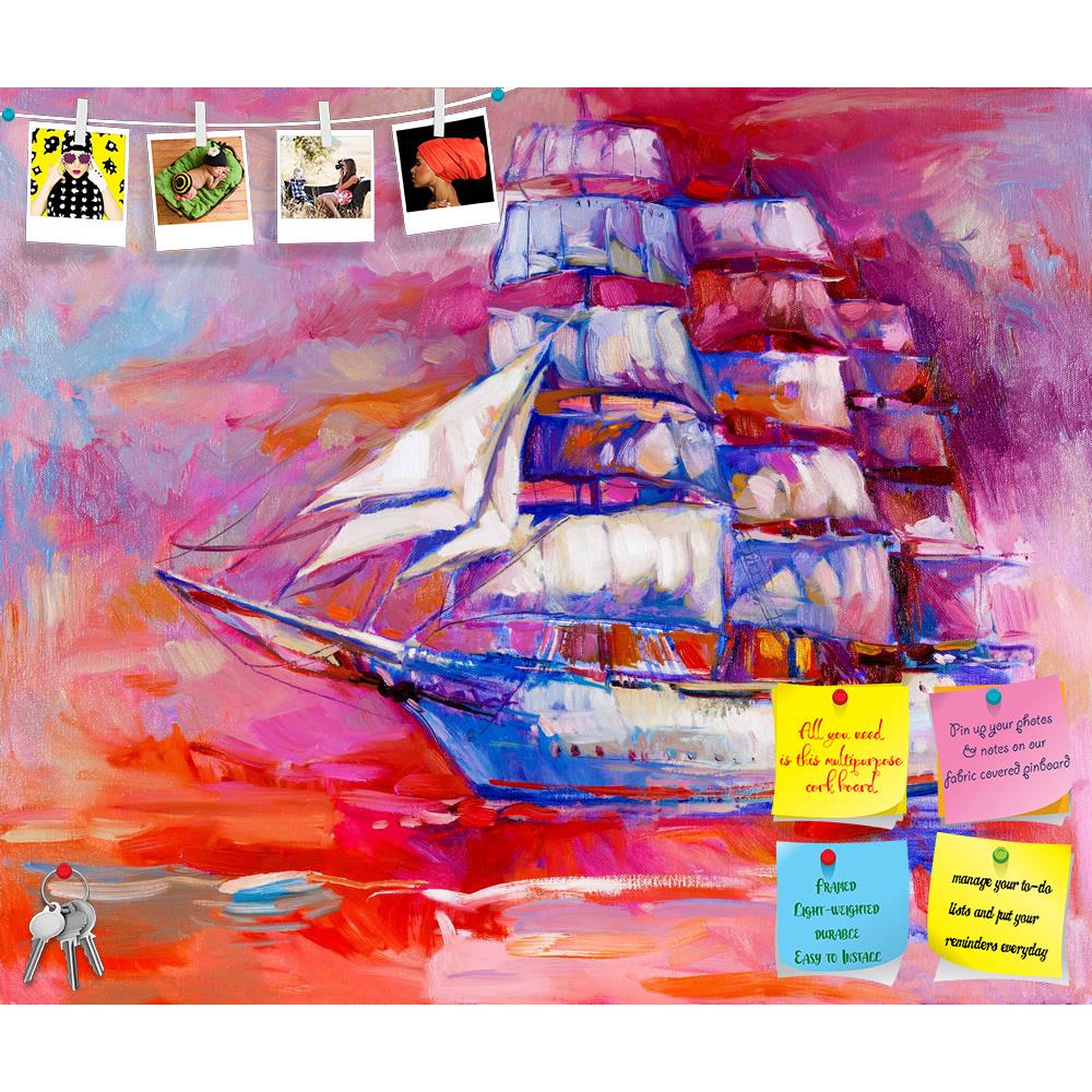 ArtzFolio Artwork Of Sail Ship & Sea D3 Printed Bulletin Board Notice Pin Board Soft Board | Frameless-Bulletin Boards Frameless-AZSAO24294268BLB_FL_L-Image Code 5003006 Vishnu Image Folio Pvt Ltd, IC 5003006, ArtzFolio, Bulletin Boards Frameless, Landscapes, Fine Art Reprint, artwork, of, sail, ship, sea, d3, printed, bulletin, board, notice, pin, soft, frameless, original, oil, painting, canvas.sunset, ocean.modern, impressionism, abstract, acrylic, art, artist, artistic, backdrop, background, beach, blue