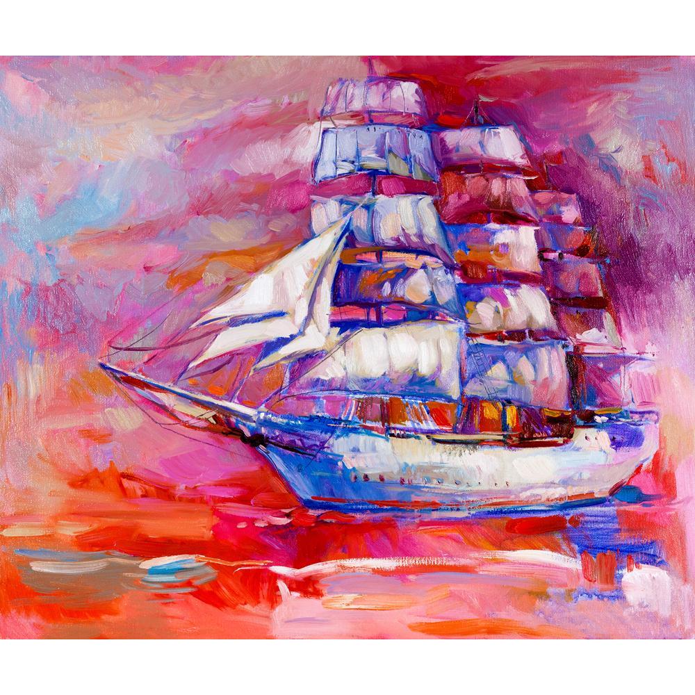 Artwork Of Sail Ship & Sea Canvas Painting Synthetic Frame-Paintings MDF Framing-AFF_FR-IC 5003006 IC 5003006, Abstract Expressionism, Abstracts, Art and Paintings, Automobiles, Boats, Drawing, Illustrations, Impressionism, Landscapes, Modern Art, Nature, Nautical, Paintings, Scenic, Semi Abstract, Signs, Signs and Symbols, Sketches, Sunsets, Transportation, Travel, Vehicles, Watercolour, artwork, of, sail, ship, sea, canvas, painting, synthetic, frame, oil, abstract, acrylic, art, artist, artistic, backdro