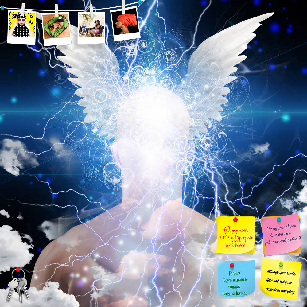 ArtzFolio Winged Head On Star Filled Man Printed Bulletin Board Notice Pin Board Soft Board | Frameless-Bulletin Boards Frameless-AZSAO24310537BLB_FL_L-Image Code 5003010 Vishnu Image Folio Pvt Ltd, IC 5003010, ArtzFolio, Bulletin Boards Frameless, Conceptual, Portraits, Digital Art, winged, head, on, star, filled, man, printed, bulletin, board, notice, pin, soft, frameless, mind, illustration, space, light, human, universe, art, stars, abstract, background, concept, intellect, science, imagination, person,