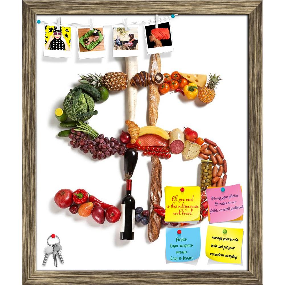 ArtzFolio Photo of Food Dollar Sign Printed Bulletin Board Notice Pin Board Soft Board | Framed-Bulletin Boards Framed-AZSAO24313358BLB_FR_L-Image Code 5003019 Vishnu Image Folio Pvt Ltd, IC 5003019, ArtzFolio, Bulletin Boards Framed, Food & Beverage, Photography, photo, of, food, dollar, sign, printed, bulletin, board, notice, pin, soft, framed, studio, white, background, pin up board, push pin board, extra large cork board, big pin board, notice board, small bulletin board, cork board, wall notice board, 