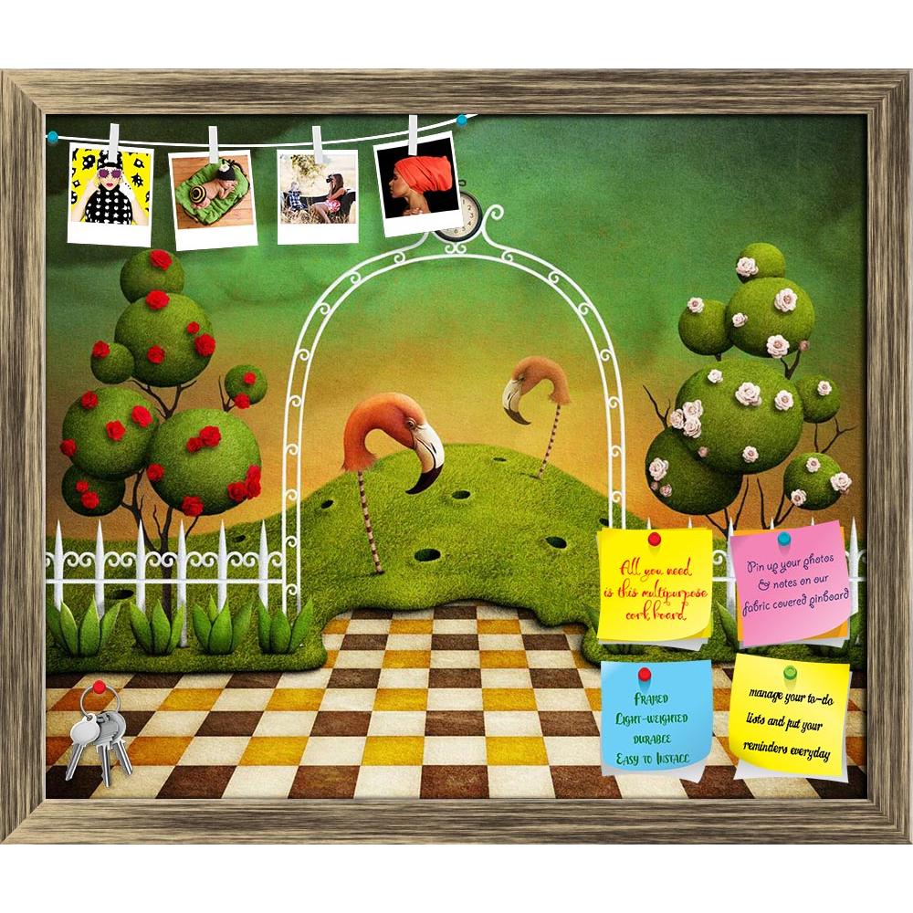 ArtzFolio Flamingo & Trees With Roses Printed Bulletin Board Notice Pin Board Soft Board | Framed-Bulletin Boards Framed-AZSAO24390194BLB_FR_L-Image Code 5003029 Vishnu Image Folio Pvt Ltd, IC 5003029, ArtzFolio, Bulletin Boards Framed, Conceptual, Kids, Digital Art, flamingo, trees, with, roses, printed, bulletin, board, notice, pin, soft, framed, background, illustration, poster, computer, graphics, pin up board, push pin board, extra large cork board, big pin board, notice board, small bulletin board, co