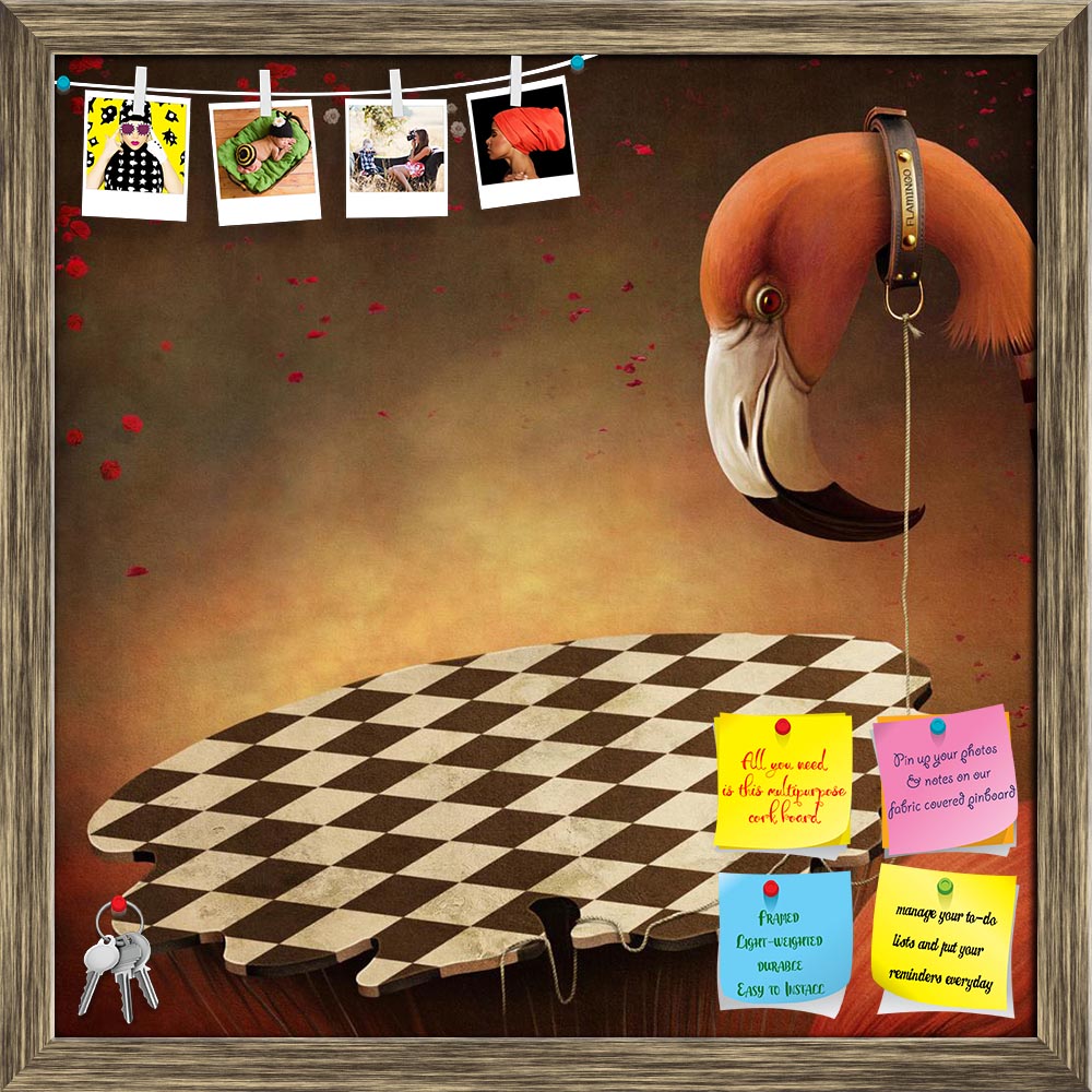 ArtzFolio Fairy Tale Wonderland With Flamingo & Platform Printed Bulletin Board Notice Pin Board Soft Board | Framed-Bulletin Boards Framed-AZSAO24390205BLB_FR_L-Image Code 5003031 Vishnu Image Folio Pvt Ltd, IC 5003031, ArtzFolio, Bulletin Boards Framed, Conceptual, Kids, Digital Art, fairy, tale, wonderland, with, flamingo, platform, printed, bulletin, board, notice, pin, soft, framed, illustration, computer, graphics, pin up board, push pin board, extra large cork board, big pin board, notice board, smal