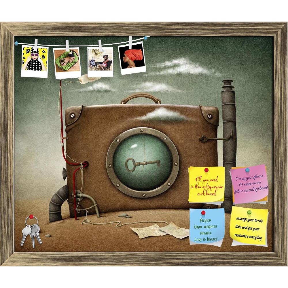 ArtzFolio Lone Suitcase In Desert Printed Bulletin Board Notice Pin Board Soft Board | Framed-Bulletin Boards Framed-AZSAO24390214BLB_FR_L-Image Code 5003034 Vishnu Image Folio Pvt Ltd, IC 5003034, ArtzFolio, Bulletin Boards Framed, Conceptual, Kids, Digital Art, lone, suitcase, in, desert, printed, bulletin, board, notice, pin, soft, framed, illustration, computer, graphics, pin up board, push pin board, extra large cork board, big pin board, notice board, small bulletin board, cork board, wall notice boar