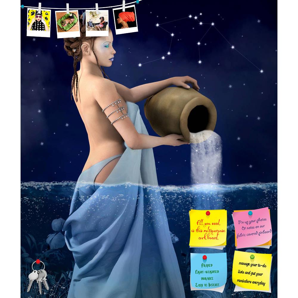 ArtzFolio Zodiac Series Aquarius D1 Printed Bulletin Board Notice Pin Board Soft Board | Frameless-Bulletin Boards Frameless-AZSAO24477668BLB_FL_L-Image Code 5003042 Vishnu Image Folio Pvt Ltd, IC 5003042, ArtzFolio, Bulletin Boards Frameless, Fantasy, Figurative, Digital Art, zodiac, series, aquarius, d1, printed, bulletin, board, notice, pin, soft, frameless, pin up board, push pin board, extra large cork board, big pin board, notice board, small bulletin board, cork board, wall notice board, giant cork b