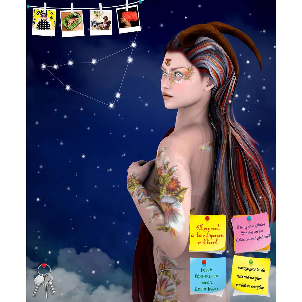 ArtzFolio Zodiac Series Capricorn D1 Printed Bulletin Board Notice Pin Board Soft Board | Frameless-Bulletin Boards Frameless-AZSAO24477671BLB_FL_L-Image Code 5003045 Vishnu Image Folio Pvt Ltd, IC 5003045, ArtzFolio, Bulletin Boards Frameless, Fantasy, Figurative, Digital Art, zodiac, series, capricorn, d1, printed, bulletin, board, notice, pin, soft, frameless, pin up board, push pin board, extra large cork board, big pin board, notice board, small bulletin board, cork board, wall notice board, giant cork