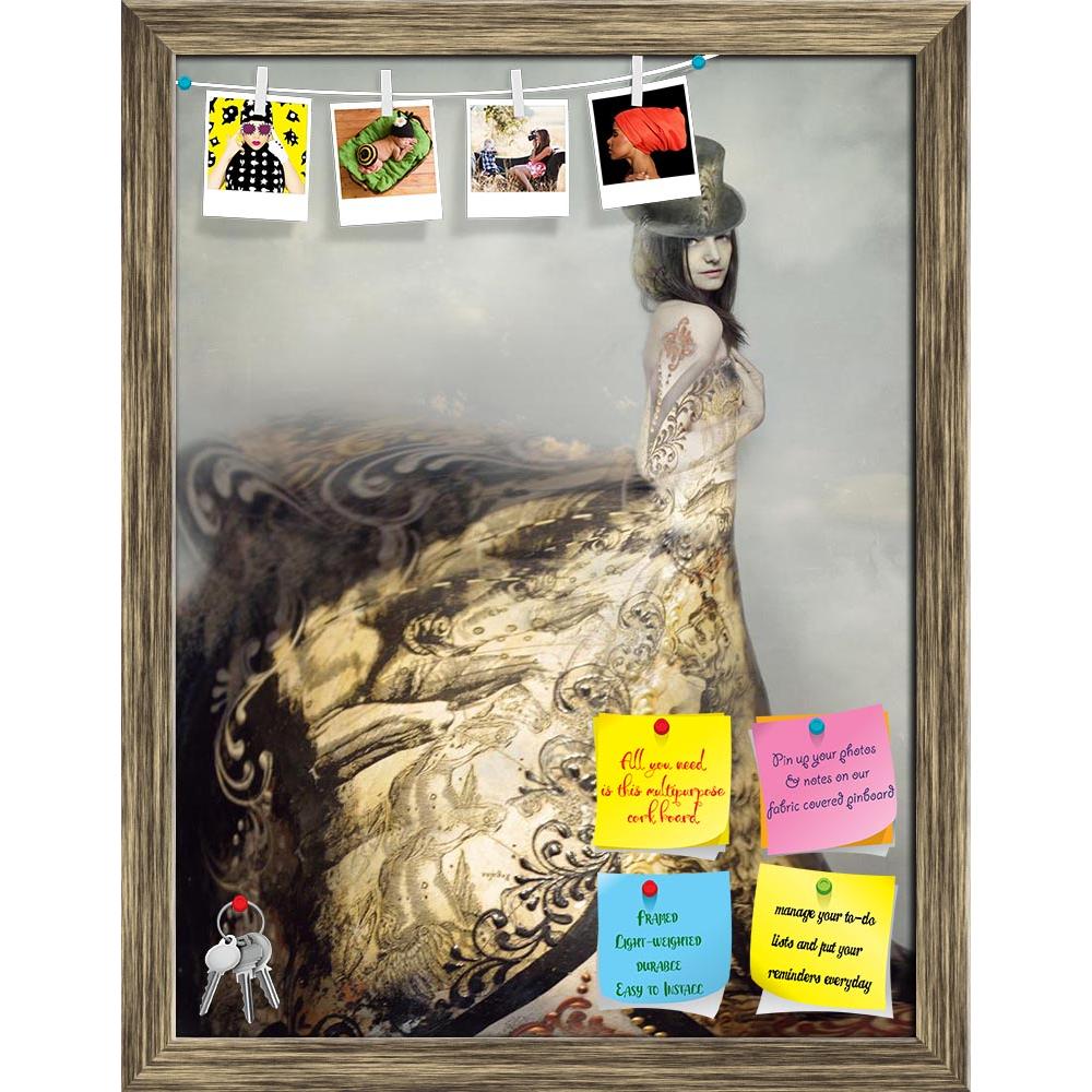 ArtzFolio Portrait Of An Extravagant Lady Printed Bulletin Board Notice Pin Board Soft Board | Framed-Bulletin Boards Framed-AZSAO24515511BLB_FR_L-Image Code 5003055 Vishnu Image Folio Pvt Ltd, IC 5003055, ArtzFolio, Bulletin Boards Framed, Fashion, Figurative, Photography, portrait, of, an, extravagant, lady, printed, bulletin, board, notice, pin, soft, framed, beautiful, artistic, eighteen, century, style, dress, cylinder, clouds, background, female, woman, young, body, elegant, figure, elegance, classic,