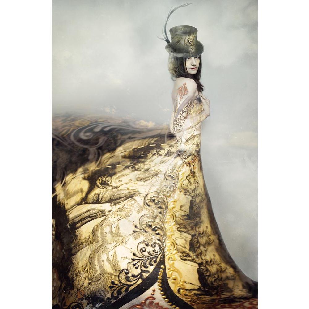 ArtzFolio Portrait Of An Extravagant Lady Unframed Paper Poster-Paper Posters Unframed-AZART24515511POS_UN_L-Image Code 5003055 Vishnu Image Folio Pvt Ltd, IC 5003055, ArtzFolio, Paper Posters Unframed, Fashion, Figurative, Photography, portrait, of, an, extravagant, lady, unframed, paper, poster, wall, large, size, for, living, room, home, decoration, big, framed, decor, posters, pitaara, box, modern, art, with, frame, bedroom, amazonbasics, door, drawing, small, decorative, office, reception, multiple, fr