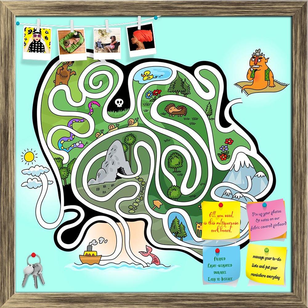 ArtzFolio Maze Game For Kids Printed Bulletin Board Notice Pin Board Soft Board | Framed-Bulletin Boards Framed-AZSAO24527543BLB_FR_L-Image Code 5003057 Vishnu Image Folio Pvt Ltd, IC 5003057, ArtzFolio, Bulletin Boards Framed, Kids, Digital Art, maze, game, for, printed, bulletin, board, notice, pin, soft, framed, little, help, giant, go, mermaid, pin up board, push pin board, extra large cork board, big pin board, notice board, small bulletin board, cork board, wall notice board, giant cork board, bulleti