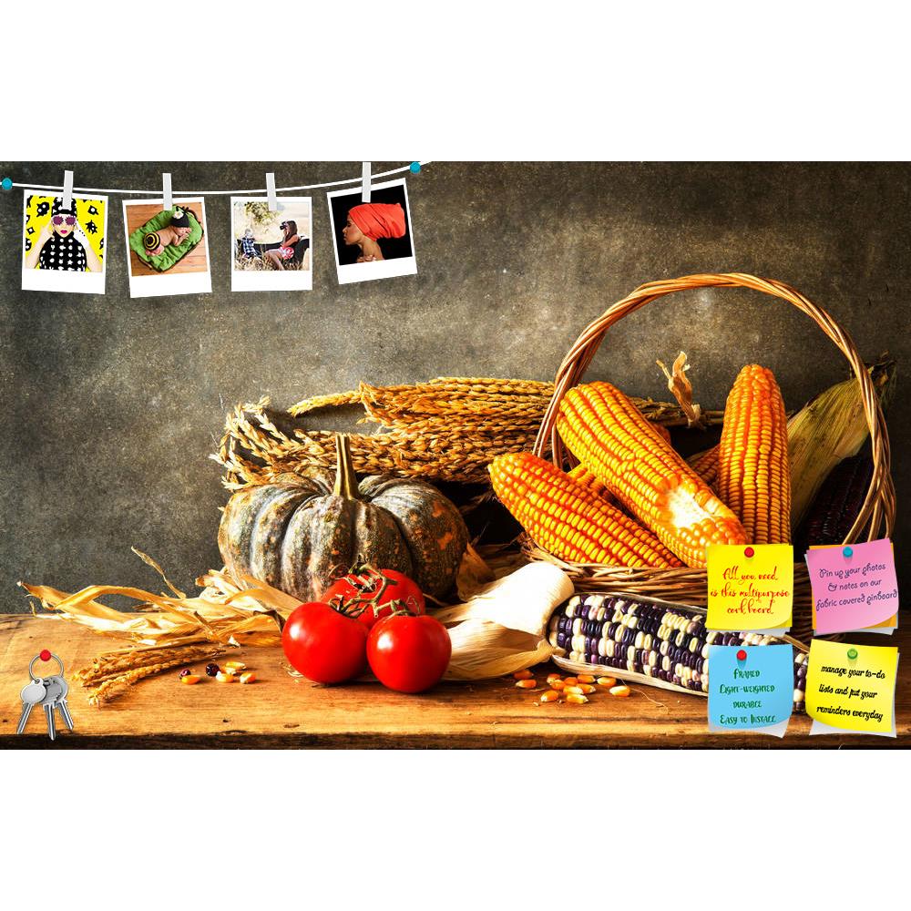 ArtzFolio Still Life D3 Printed Bulletin Board Notice Pin Board Soft Board | Frameless-Bulletin Boards Frameless-AZSAO24538166BLB_FL_L-Image Code 5003059 Vishnu Image Folio Pvt Ltd, IC 5003059, ArtzFolio, Bulletin Boards Frameless, Food & Beverage, Still Life, Photography, still, life, d3, printed, bulletin, board, notice, pin, soft, frameless, pumpkin, corn, potato, harvest, abstract, halloween, decoration, ripe, natural, kitchen, agriculture, thanksgiving, agronomy, agricultural, produceautumn, red, organ