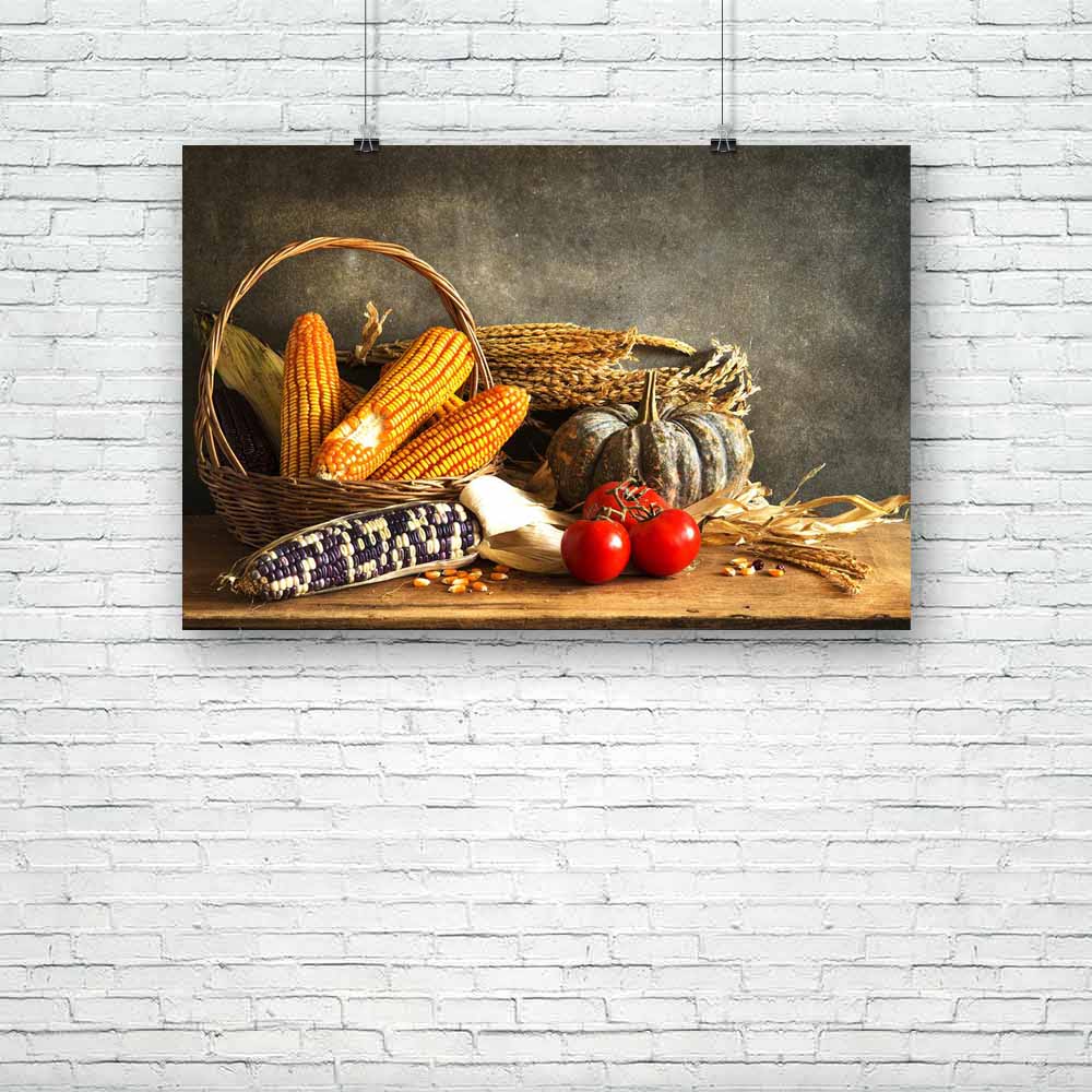 Still Life D3 Unframed Paper Poster-Paper Posters Unframed-POS_UN-IC 5003059 IC 5003059, Abstract Expressionism, Abstracts, Art and Paintings, Beverage, Cuisine, Culture, Ethnic, Food, Food and Beverage, Food and Drink, Fruit and Vegetable, Fruits, Kitchen, Nature, Paintings, Scenic, Seasons, Semi Abstract, Still Life, Traditional, Tribal, Vegetables, Wooden, World Culture, still, life, d3, unframed, paper, poster, painting, abstract, agriculture, agronomy, art, background, basket, composition, concept, cor