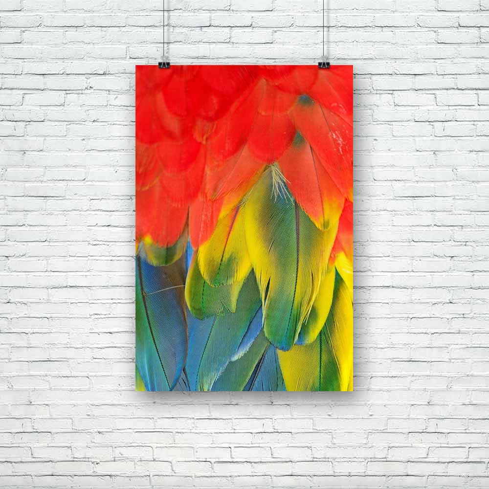 Scarlet Macaw Feathers D3 Unframed Paper Poster-Paper Posters Unframed-POS_UN-IC 5003065 IC 5003065, Abstract Expressionism, Abstracts, Animals, Birds, Nature, Patterns, Scenic, Semi Abstract, Tropical, Wildlife, scarlet, macaw, feathers, d3, unframed, paper, poster, abstract, animal, avian, background, beautiful, bird, blue, bright, closeup, color, colorful, colourful, decoration, detail, exotic, feather, gold, green, jungle, multicolored, parrot, pattern, plumage, rainbow, red, texture, wild, yellow, artz