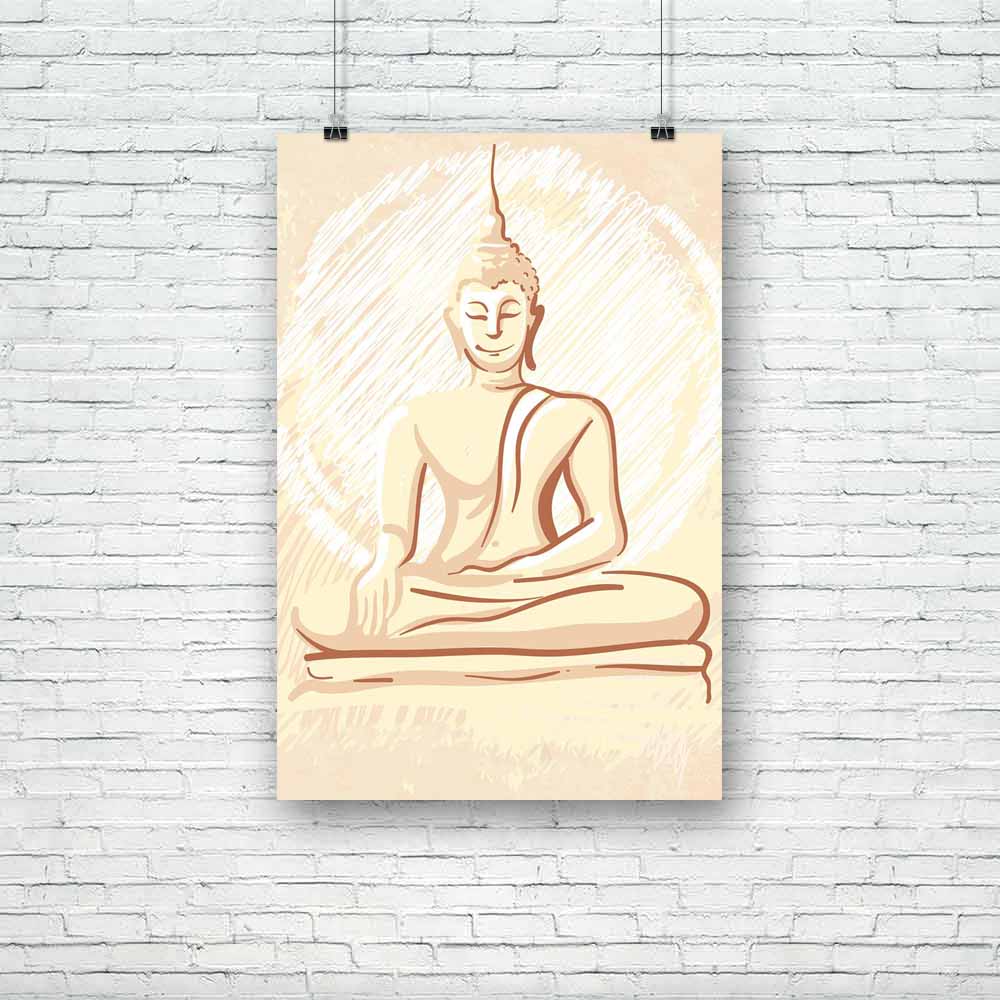 Sitting Buddha Thailand Unframed Paper Poster-Paper Posters Unframed-POS_UN-IC 5003067 IC 5003067, Ancient, Art and Paintings, Asian, Automobiles, Black and White, Buddhism, Cities, City Views, Culture, Ethnic, God Buddha, Historical, Icons, Landmarks, Marble and Stone, Medieval, Places, Religion, Religious, Signs and Symbols, Sketches, Symbols, Traditional, Transportation, Travel, Tribal, Vehicles, Vintage, White, World Culture, sitting, buddha, thailand, unframed, paper, poster, art, asia, background, bud