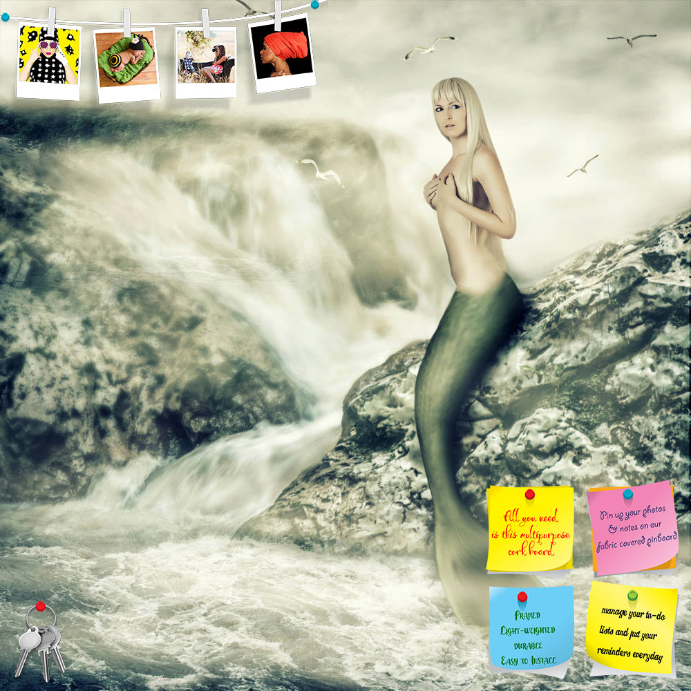 ArtzFolio Beautiful Mermaid Sitting On A Rock Printed Bulletin Board Notice Pin Board Soft Board | Frameless-Bulletin Boards Frameless-AZSAO24628196BLB_FL_L-Image Code 5003069 Vishnu Image Folio Pvt Ltd, IC 5003069, ArtzFolio, Bulletin Boards Frameless, Fantasy, Figurative, Photography, beautiful, mermaid, sitting, on, a, rock, printed, bulletin, board, notice, pin, soft, frameless, world, fashionable, sea, waterfalls, art, beach, beauty, cute, dark, daydream, delight, fairytale, fashion, female, figure, fi