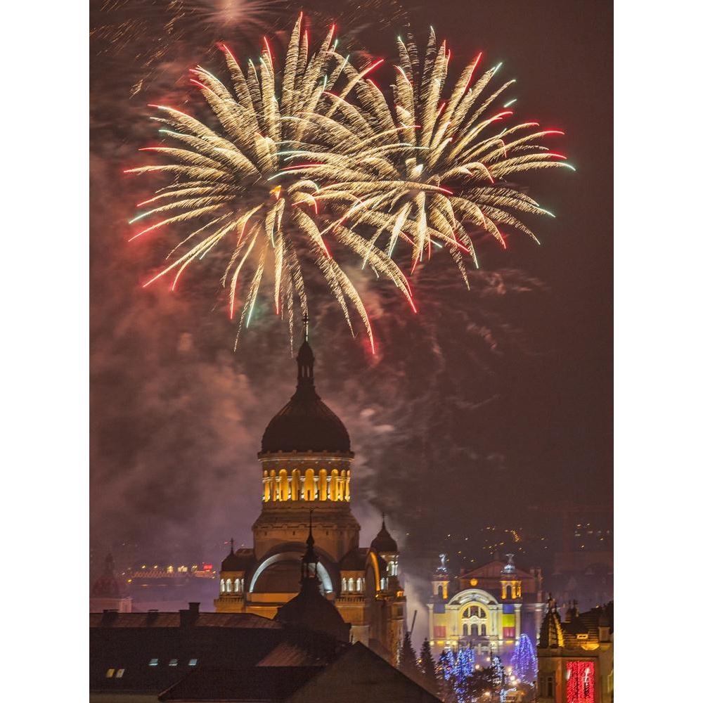 Fireworks in Avram Iancu Square, Cluj Napoca, Romania Canvas Painting Synthetic Frame-Paintings MDF Framing-AFF_FR-IC 5003070 IC 5003070, Architecture, Automobiles, Christianity, Cities, City Views, Festivals, Festivals and Occasions, Festive, God Ram, Holidays, Religion, Religious, Transportation, Travel, Urban, Vehicles, fireworks, in, avram, iancu, square, cluj, napoca, romania, canvas, painting, synthetic, frame, anniversary, beautiful, buildings, cathedral, celebration, christmas, city, cityscape, colo