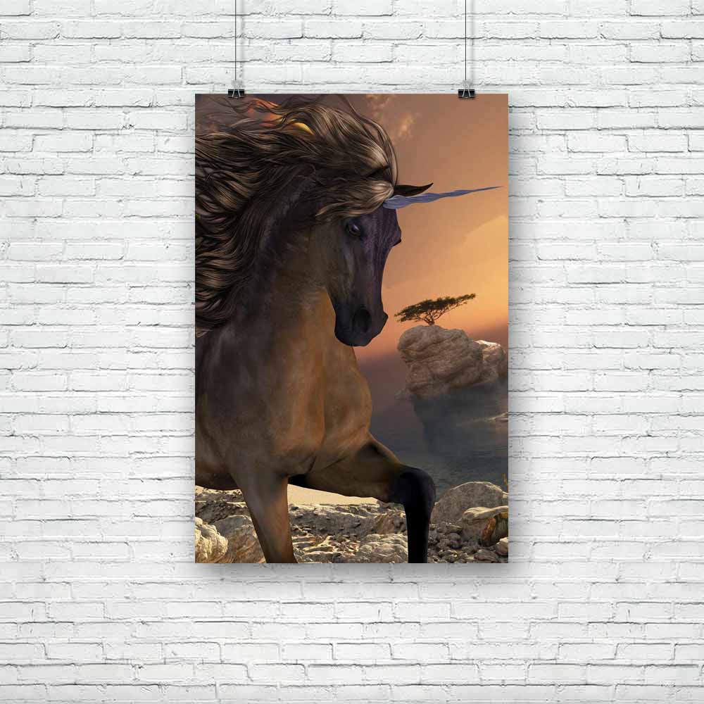 Grulla Buck Unicorn Unframed Paper Poster-Paper Posters Unframed-POS_UN-IC 5003074 IC 5003074, Animals, Fantasy, Illustrations, grulla, buck, unicorn, unframed, paper, poster, animal, beast, brute, charger, creature, doe, equine, fable, fairytale, fawn, filly, foal, folklore, forest, trees, herd, horn, horse, horsepower, illustration, image, livestock, magic, magical, mammal, mare, mount, myth, mythology, picture, stag, stallion, steed, tale, wild, artzfolio, posters, wall posters, posters for room, posters