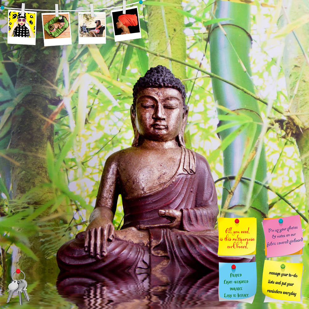 ArtzFolio Buddha With Green Bamboo Printed Bulletin Board Notice Pin Board Soft Board | Frameless-Bulletin Boards Frameless-AZSAO24655378BLB_FL_L-Image Code 5003076 Vishnu Image Folio Pvt Ltd, IC 5003076, ArtzFolio, Bulletin Boards Frameless, Religious, Photography, buddha, with, green, bamboo, printed, bulletin, board, notice, pin, soft, frameless, asian, awake, balance, body, buddhism, calm, china, decoration, energy, enlightenment, health, healthy, liquor, living, space, meditation, mental, mind, nepal, 