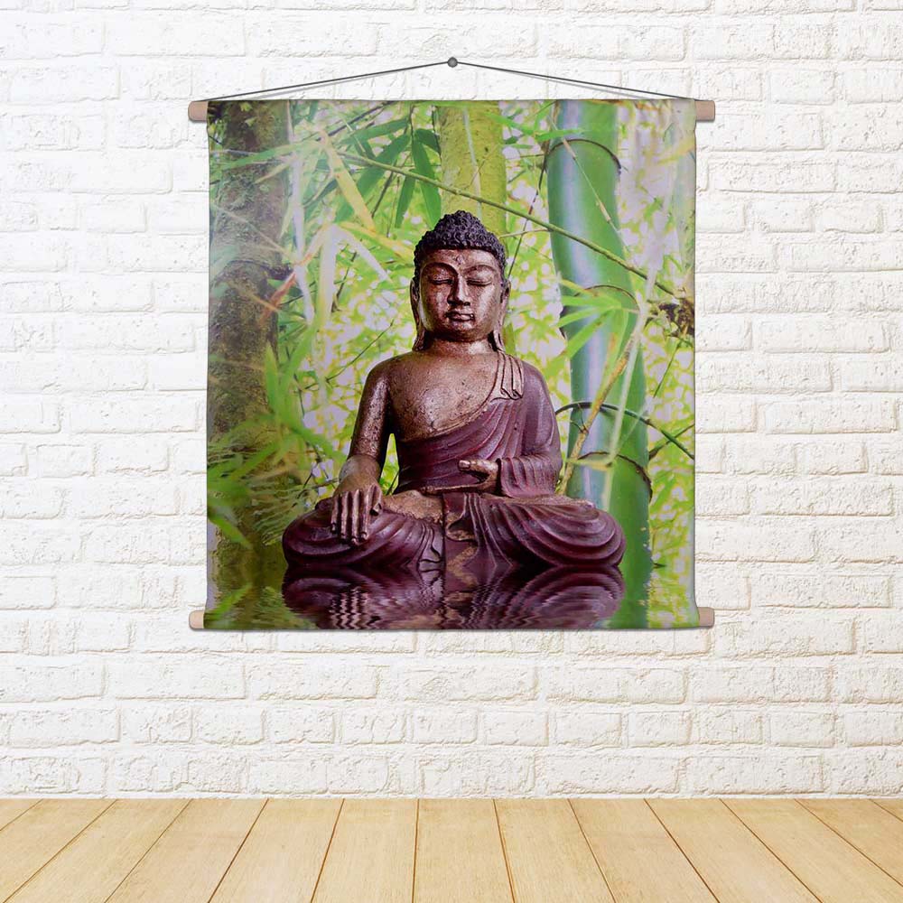 ArtzFolio Buddha With Green Bamboo Fabric Painting Tapestry Scroll Art Hanging-Scroll Art-AZART24655378TAP_L-Image Code 5003076 Vishnu Image Folio Pvt Ltd, IC 5003076, ArtzFolio, Scroll Art, Religious, Photography, buddha, with, green, bamboo, fabric, painting, tapestry, scroll, art, hanging, asian, awake, balance, body, buddhism, calm, china, decoration, energy, enlightenment, health, healthy, liquor, living, space, meditation, mental, mind, nepal, object, power, recreation, reflection, relax, relaxation, 