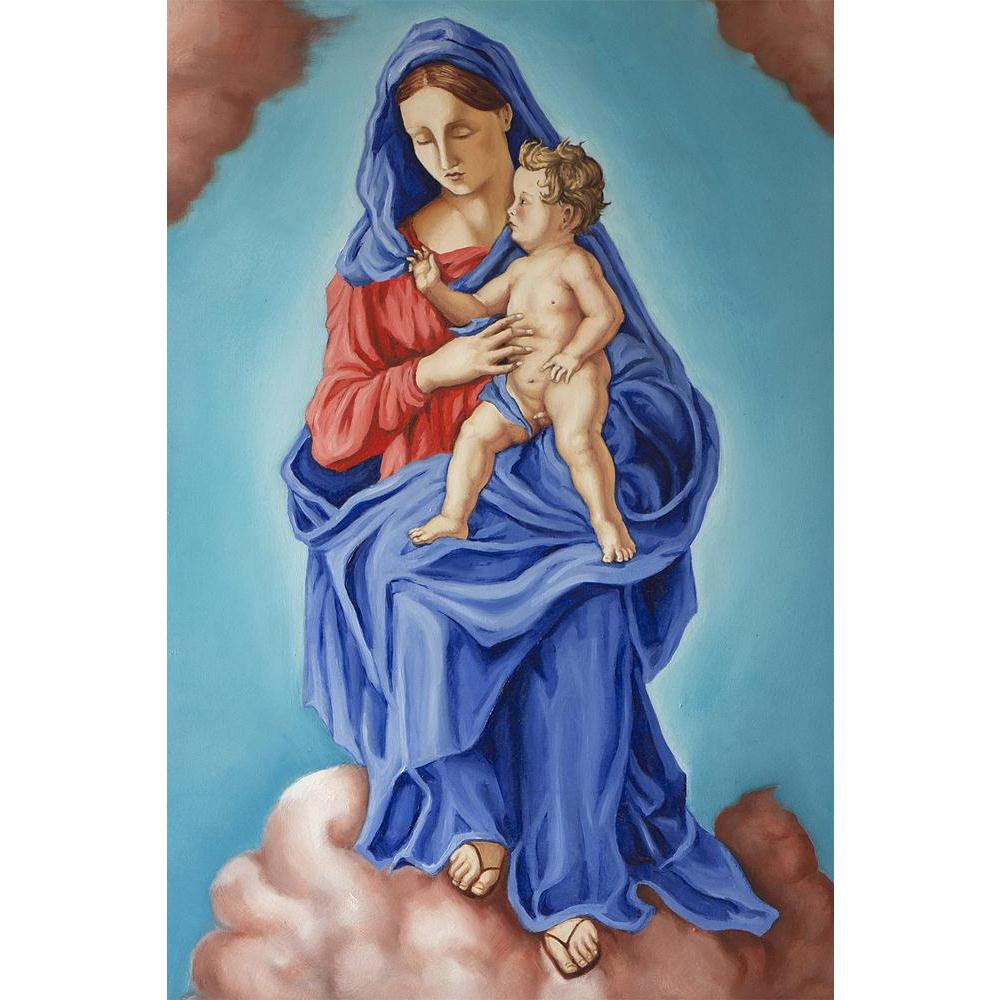 ArtzFolio Artwork Of A Young Woman & Her Baby Unframed Paper Poster-Paper Posters Unframed-AZART24694619POS_UN_L-Image Code 5003084 Vishnu Image Folio Pvt Ltd, IC 5003084, ArtzFolio, Paper Posters Unframed, Portraits, Fine Art Reprint, artwork, of, a, young, woman, her, baby, unframed, paper, poster, wall, large, size, for, living, room, home, decoration, big, framed, decor, posters, pitaara, box, modern, art, with, frame, bedroom, amazonbasics, door, drawing, small, decorative, office, reception, multiple,