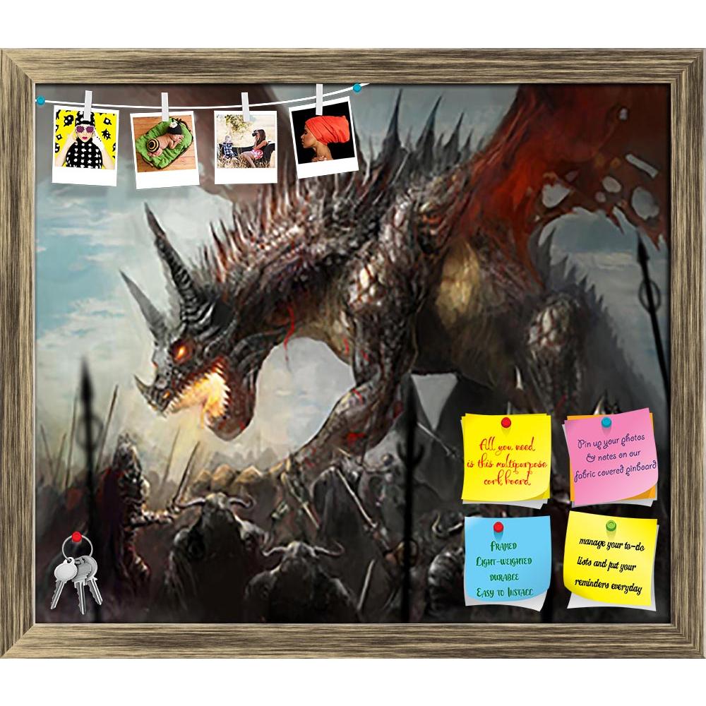 ArtzFolio Knights Hunting Dragon Printed Bulletin Board Notice Pin Board Soft Board | Framed-Bulletin Boards Framed-AZSAO24698164BLB_FR_L-Image Code 5003088 Vishnu Image Folio Pvt Ltd, IC 5003088, ArtzFolio, Bulletin Boards Framed, Fantasy, Fine Art Reprint, knights, hunting, dragon, printed, bulletin, board, notice, pin, soft, framed, field, animal, army, art, big, breath, creature, danger, destruction, drawings, evil, fairytale, fantastic, fear, fearful, fictional, fire, flight, illustration, imagination,