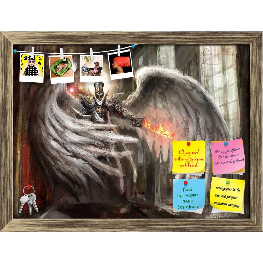 ArtzFolio Angel With Burning Sword In Catedral Printed Bulletin Board Notice Pin Board Soft Board | Framed-Bulletin Boards Framed-AZSAO24698165BLB_FR_L-Image Code 5003089 Vishnu Image Folio Pvt Ltd, IC 5003089, ArtzFolio, Bulletin Boards Framed, Fantasy, Fine Art Reprint, angel, with, burning, sword, in, catedral, printed, bulletin, board, notice, pin, soft, framed, art, digital, templar, warrior, priest, christianity, light, architecture, basilica, build, buildings, cathedral, church, religiou, spiritual, 