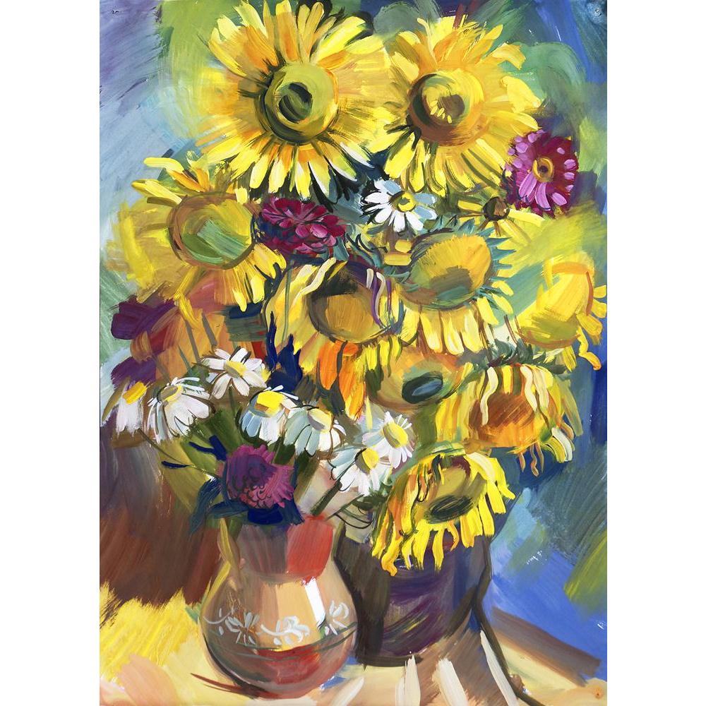 Sunflower Canvas Painting Synthetic Frame-Paintings MDF Framing-AFF_FR-IC 5003093 IC 5003093, Abstract Expressionism, Abstracts, Ancient, Art and Paintings, Botanical, Digital, Digital Art, Drawing, Education, Floral, Flowers, Geometric Abstraction, Gouache, Graphic, Hand Drawn, Historical, Illustrations, Medieval, Nature, Paintings, Scenic, Schools, Semi Abstract, Sketches, Splatter, Tempera, Universities, Vintage, Watercolour, sunflower, canvas, painting, synthetic, frame, abstract, abstraction, artistic,