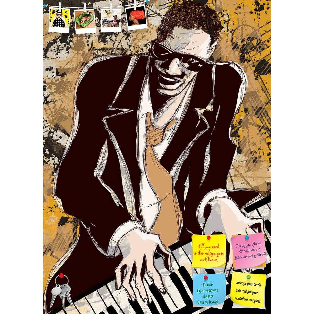 ArtzFolio Afro American Jazz Pianist Printed Bulletin Board Notice Pin Board Soft Board | Frameless-Bulletin Boards Frameless-AZSAO24739253BLB_FL_L-Image Code 5003096 Vishnu Image Folio Pvt Ltd, IC 5003096, ArtzFolio, Bulletin Boards Frameless, Music & Dance, Digital Art, afro, american, jazz, pianist, printed, bulletin, board, notice, pin, soft, frameless, pin up board, push pin board, extra large cork board, big pin board, notice board, small bulletin board, cork board, wall notice board, giant cork board