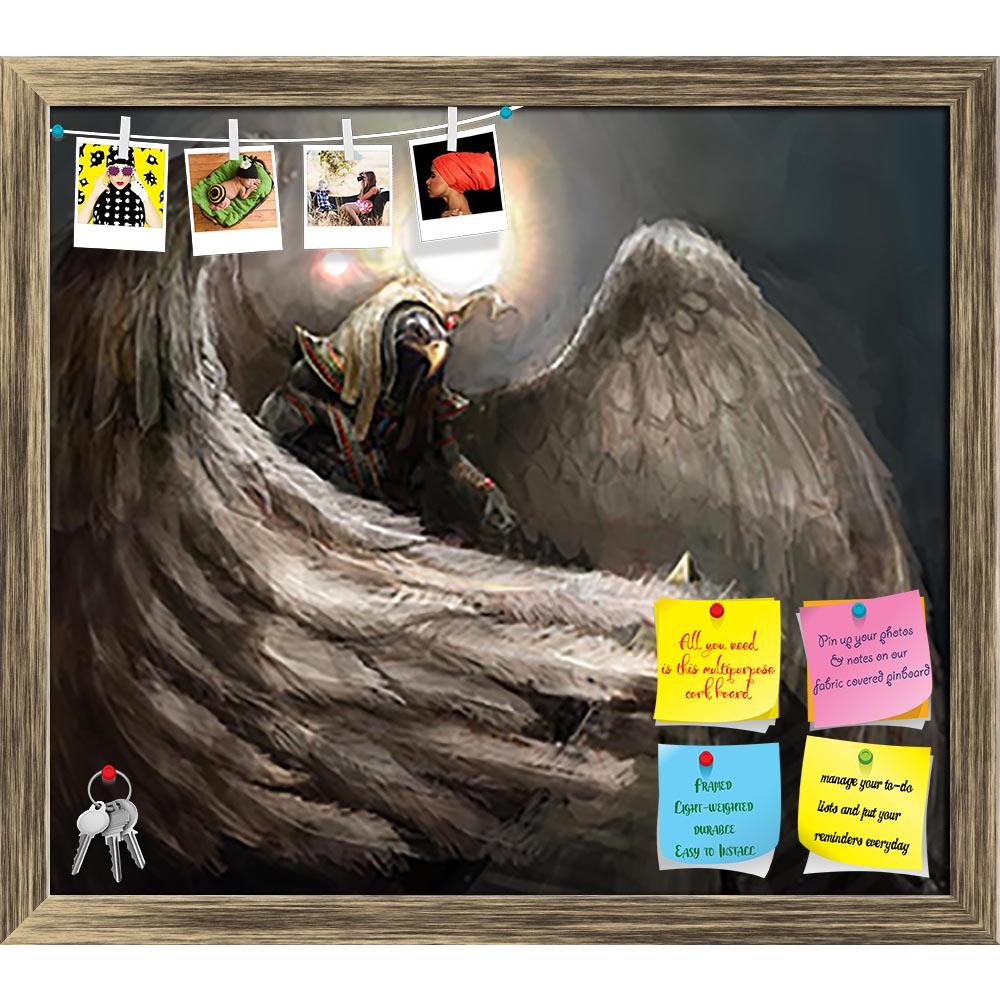 ArtzFolio Half Eagle Half Man D2 Printed Bulletin Board Notice Pin Board Soft Board | Framed-Bulletin Boards Framed-AZSAO24776232BLB_FR_L-Image Code 5003102 Vishnu Image Folio Pvt Ltd, IC 5003102, ArtzFolio, Bulletin Boards Framed, Fantasy, Fine Art Reprint, half, eagle, man, d2, printed, bulletin, board, notice, pin, soft, framed, amon, ra, mythology, painting, wallpaper, illustration, feeders, men, egypt, horus, god, solar, disck, sun, wings, feder, piramide, pin up board, push pin board, extra large cork
