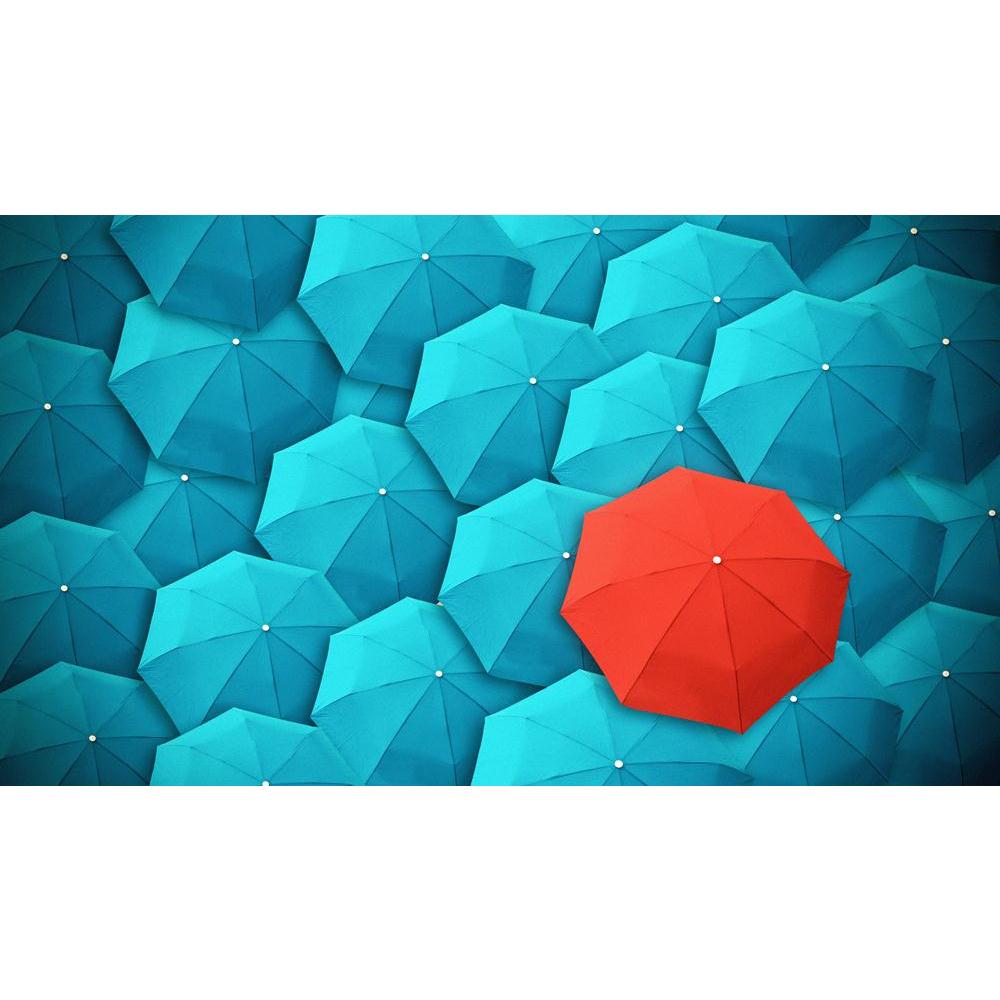 Umbrella Photo Canvas Painting Synthetic Frame-Paintings MDF Framing-AFF_FR-IC 5003108 IC 5003108, Black and White, Business, Inspirational, Motivation, Motivational, People, Signs, Signs and Symbols, White, umbrella, photo, canvas, painting, synthetic, frame, different, leader, best, unique, boss, individuality, original, special, worst, first, chief, champion, discrimination, concept, standing, out, from, the, crowd, contrasts, concepts, group, of, rain, large, objects, covering, protective, workwear, tea