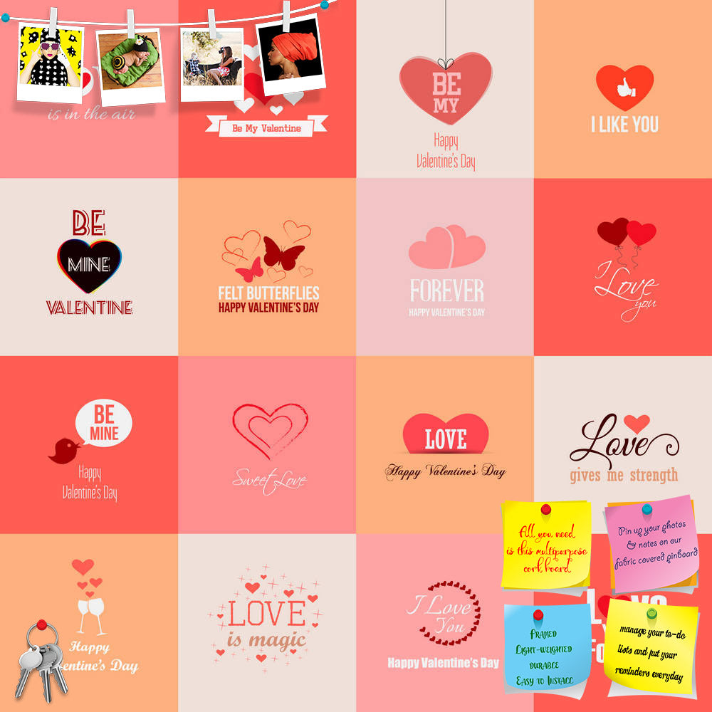 ArtzFolio Happy Valentines Day Printed Bulletin Board Notice Pin Board Soft Board | Frameless-Bulletin Boards Frameless-AZSAO24892481BLB_FL_L-Image Code 5003112 Vishnu Image Folio Pvt Ltd, IC 5003112, ArtzFolio, Bulletin Boards Frameless, Love, Digital Art, happy, valentines, day, printed, bulletin, board, notice, pin, soft, frameless, cards, pin up board, push pin board, extra large cork board, big pin board, notice board, small bulletin board, cork board, wall notice board, giant cork board, bulletin boar