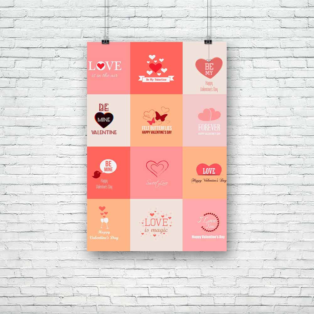Happy Valentines Day Unframed Paper Poster-Paper Posters Unframed-POS_UN-IC 5003112 IC 5003112, Abstract Expressionism, Abstracts, Ancient, Arrows, Art and Paintings, Baby, Calligraphy, Children, Decorative, Digital, Digital Art, Graphic, Hearts, Historical, Icons, Illustrations, Kids, Love, Medieval, Patterns, Retro, Romance, Semi Abstract, Signs, Signs and Symbols, Typography, Vintage, Wedding, happy, valentines, day, unframed, paper, poster, mothers, valentine, abstract, angel, arrow, art, background, ba