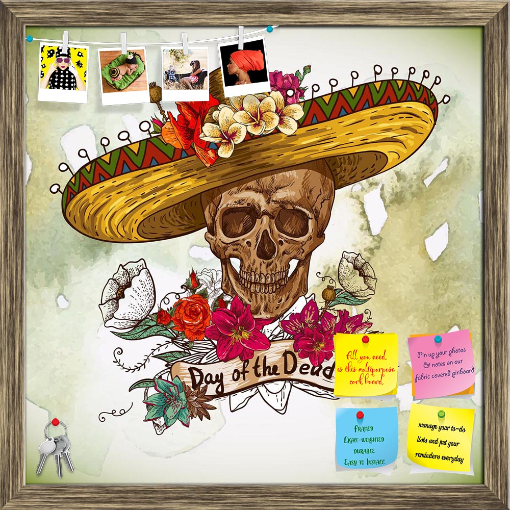 ArtzFolio Skull With Flowers Printed Bulletin Board Notice Pin Board Soft Board | Framed-Bulletin Boards Framed-AZSAO24906794BLB_FR_L-Image Code 5003115 Vishnu Image Folio Pvt Ltd, IC 5003115, ArtzFolio, Bulletin Boards Framed, Kids, Digital Art, skull, with, flowers, printed, bulletin, board, notice, pin, soft, framed, sombrero, day, dead, pin up board, push pin board, extra large cork board, big pin board, notice board, small bulletin board, cork board, wall notice board, giant cork board, bulletin board,