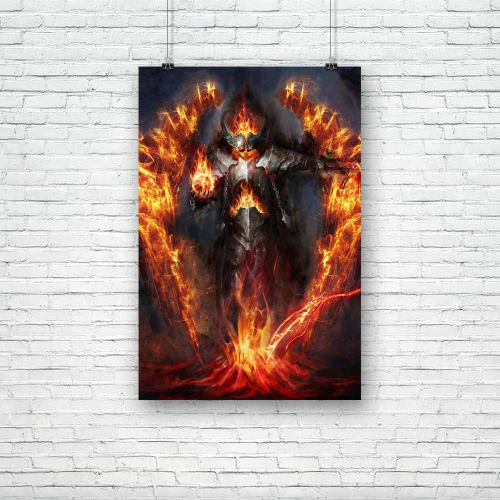 Fire Magma Unframed Paper Poster-Paper Posters Unframed-POS_UN-IC 5003120 IC 5003120, Art and Paintings, Paintings, Religion, Religious, fire, magma, unframed, paper, poster, devil, demon, lucifer, hell, satan, afterlife, anger, angry, art, bad, body, bonfire, burnt, cooking, demonic, desire, diabolic, ember, energy, evil, fiery, heat, horns, hot, imaginary, inferno, melt, myth, mythology, painting, rage, red, rising, spirit, stare, underworld, wrath, artzfolio, posters, wall posters, posters for room, post