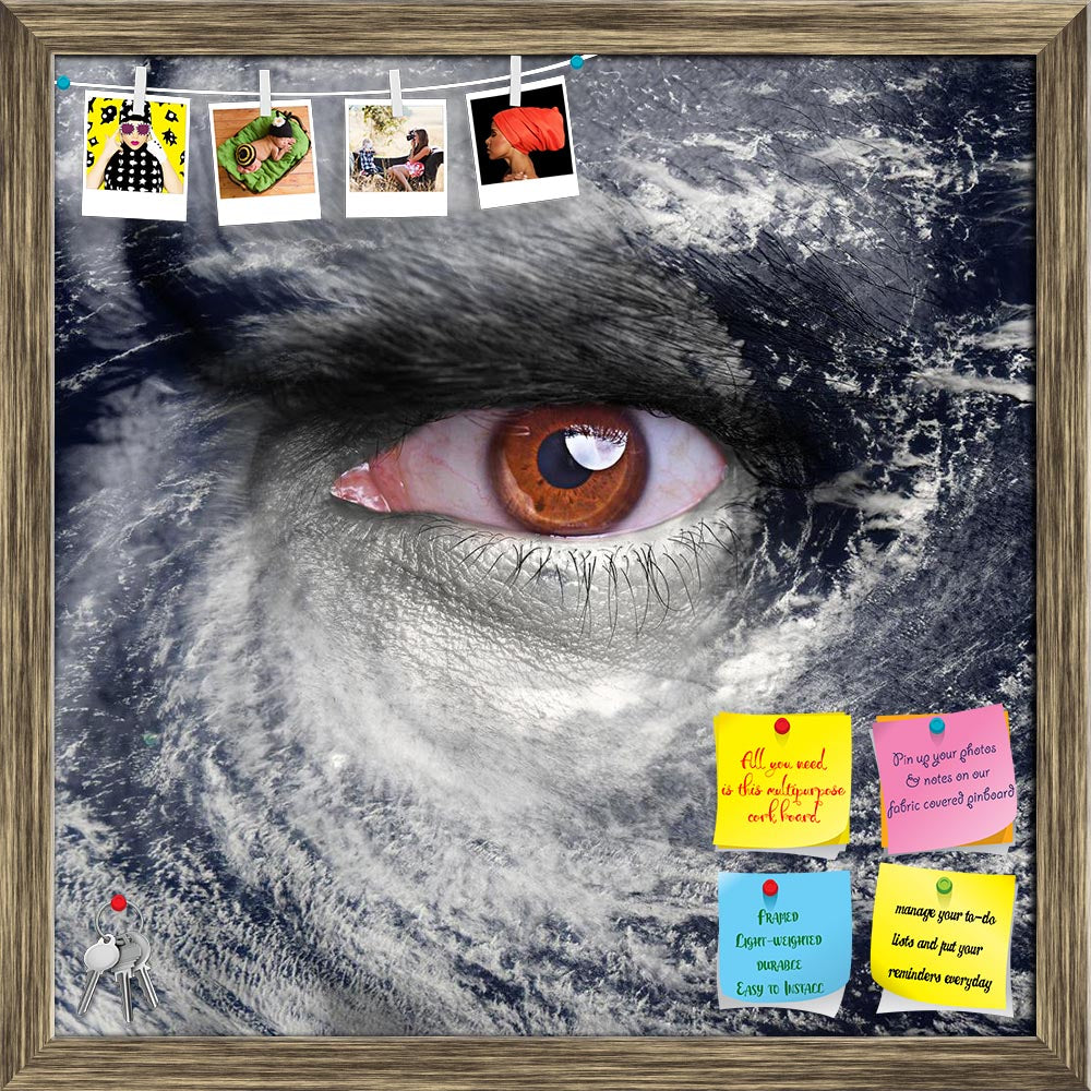 ArtzFolio Blue Eye In The Middle Of A Tropical Hurricane D2 Printed Bulletin Board Notice Pin Board Soft Board | Framed-Bulletin Boards Framed-AZSAO24925220BLB_FR_L-Image Code 5003121 Vishnu Image Folio Pvt Ltd, IC 5003121, ArtzFolio, Bulletin Boards Framed, Conceptual, Portraits, Digital Art, blue, eye, in, the, middle, of, a, tropical, hurricane, d2, printed, bulletin, board, notice, pin, soft, framed, storm, weather, sea, durability, responsibility, nautical, green, earth, expression, symbol, change, eco