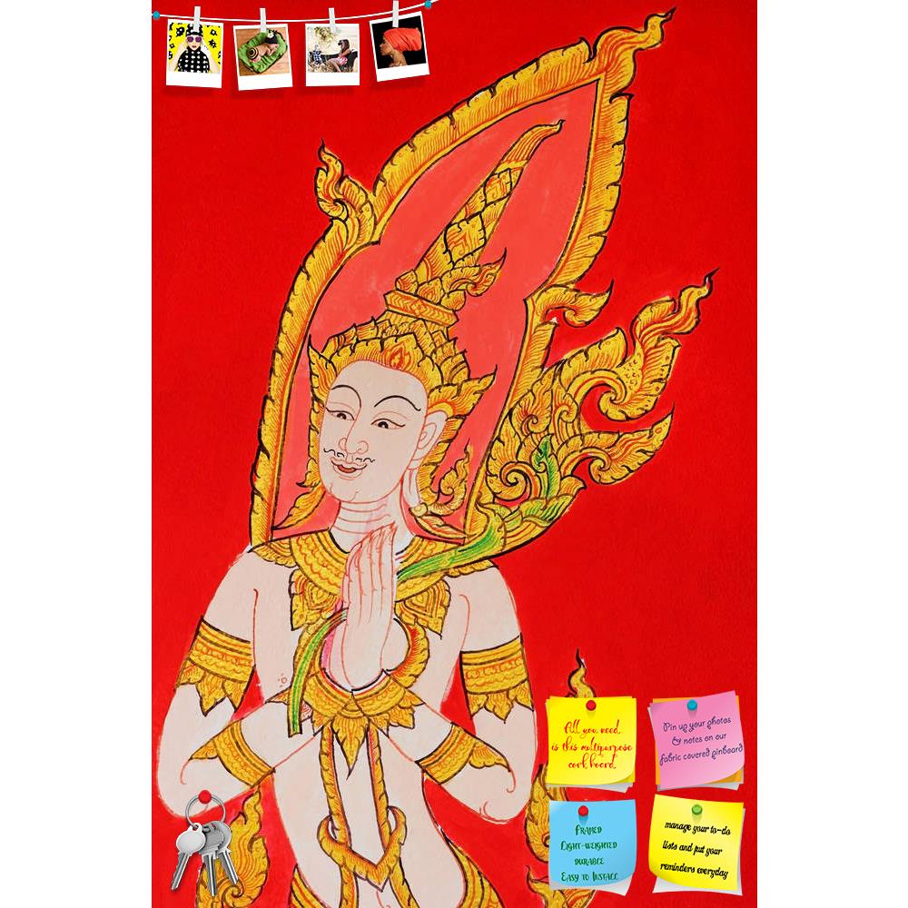 ArtzFolio Thai Style Artwork Printed Bulletin Board Notice Pin Board Soft Board | Frameless-Bulletin Boards Frameless-AZSAO24928815BLB_FL_L-Image Code 5003122 Vishnu Image Folio Pvt Ltd, IC 5003122, ArtzFolio, Bulletin Boards Frameless, Religious, Digital Art, thai, style, artwork, printed, bulletin, board, notice, pin, soft, frameless, painting, art, wall, pin up board, push pin board, extra large cork board, big pin board, notice board, small bulletin board, cork board, wall notice board, giant cork board